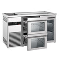 Beer counter premıum - 1550x700mm - 1 glass door and 2 glass drawers