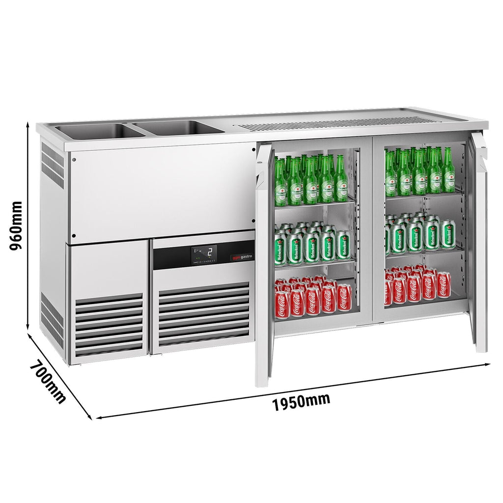Beer counter premıum - 1950x700mm - 2 doors