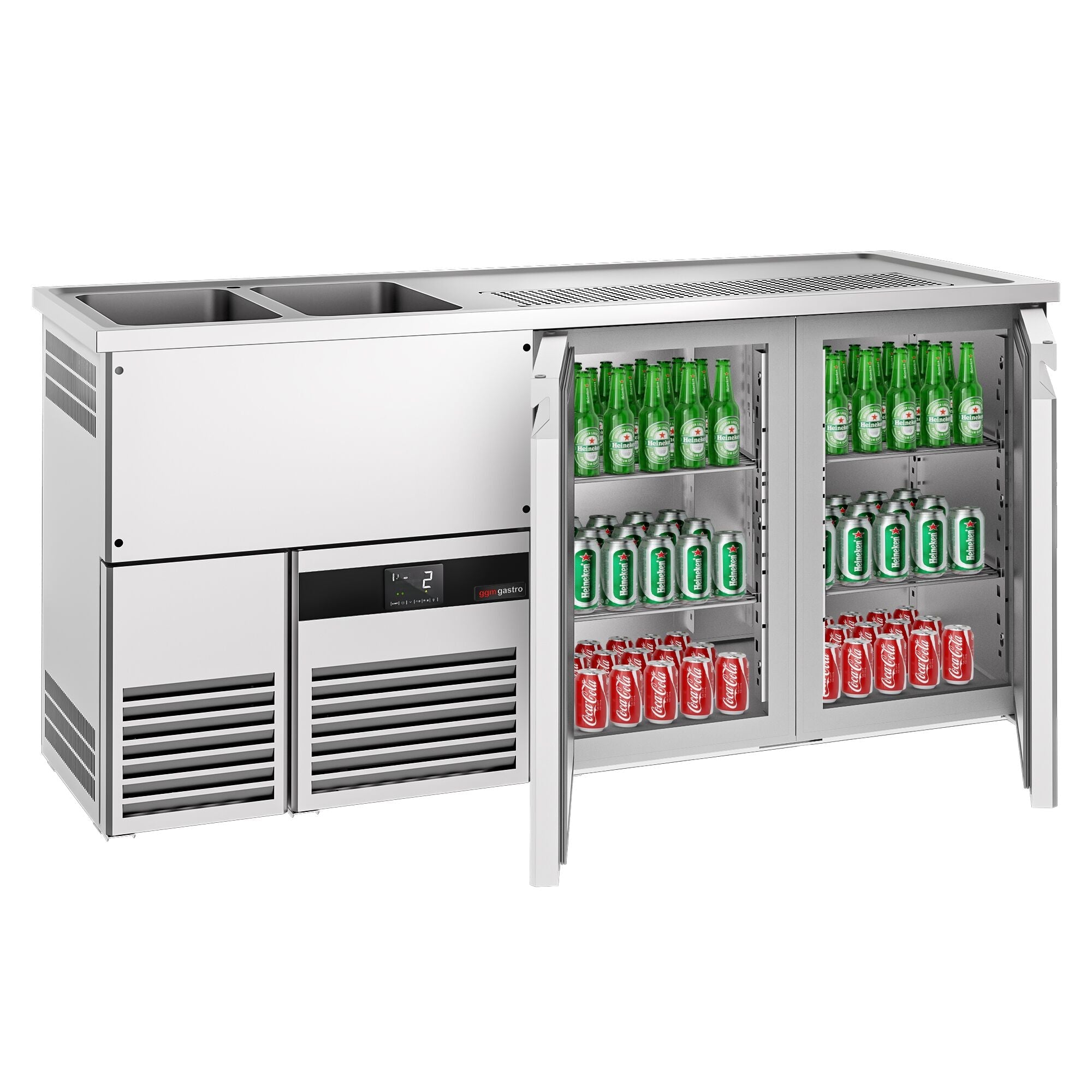Beer counter premıum - 1950x700mm - 2 doors