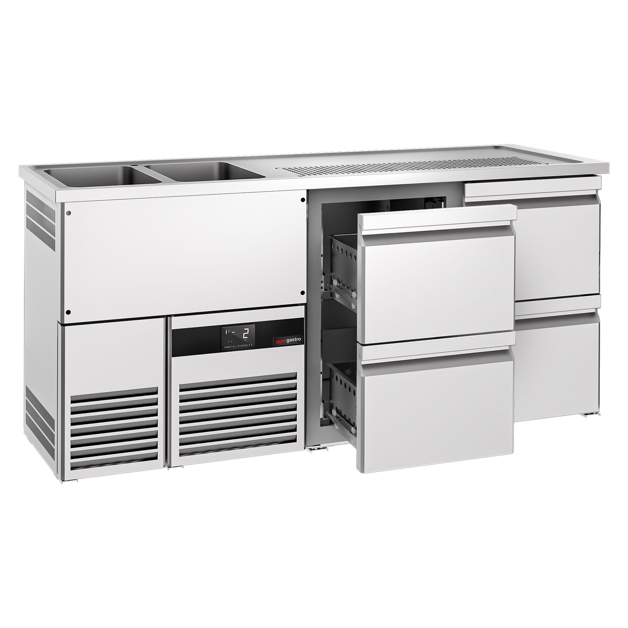 Beer counter premıum - 1950x700mm - 4 drawers