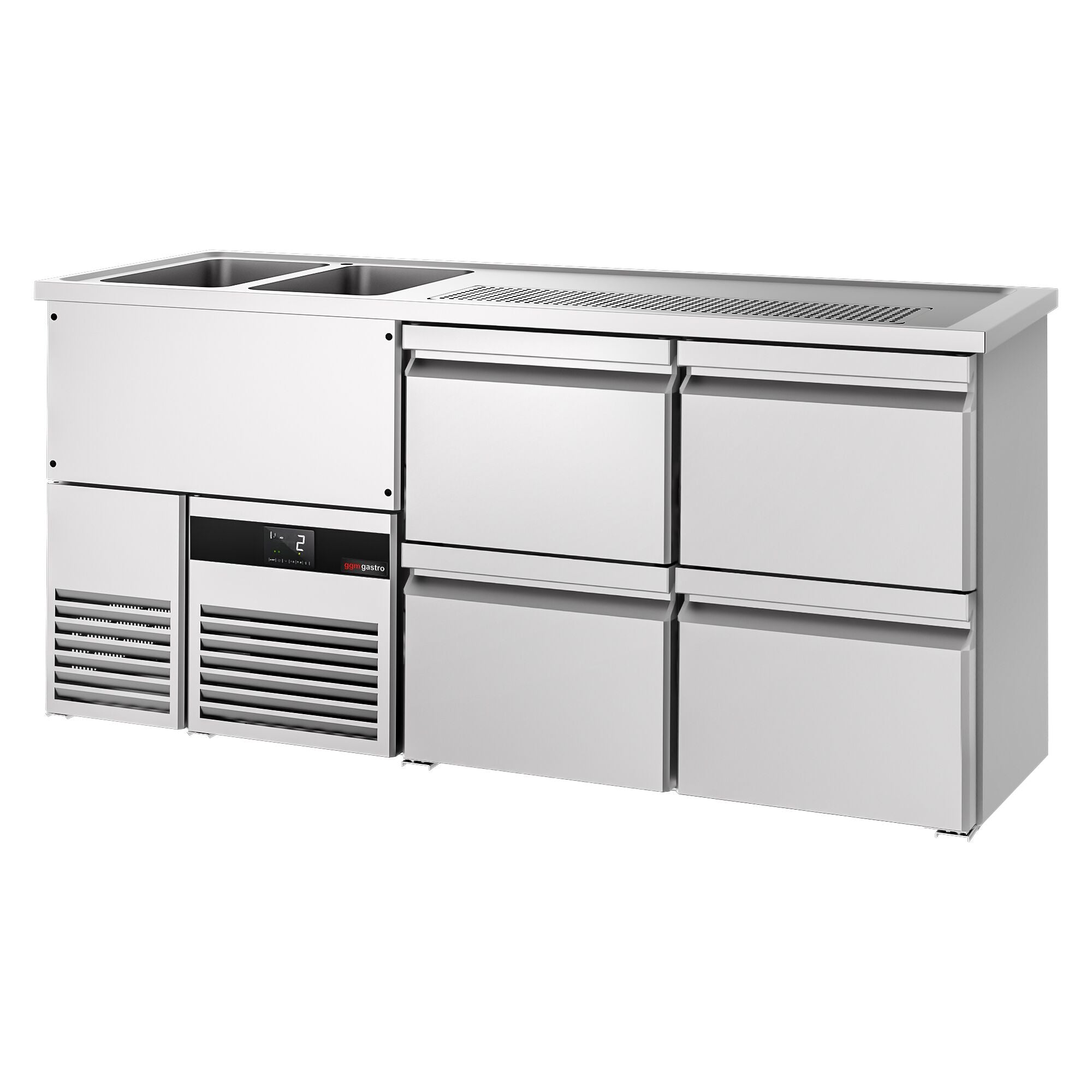Beer counter premıum - 1950x700mm - 4 drawers