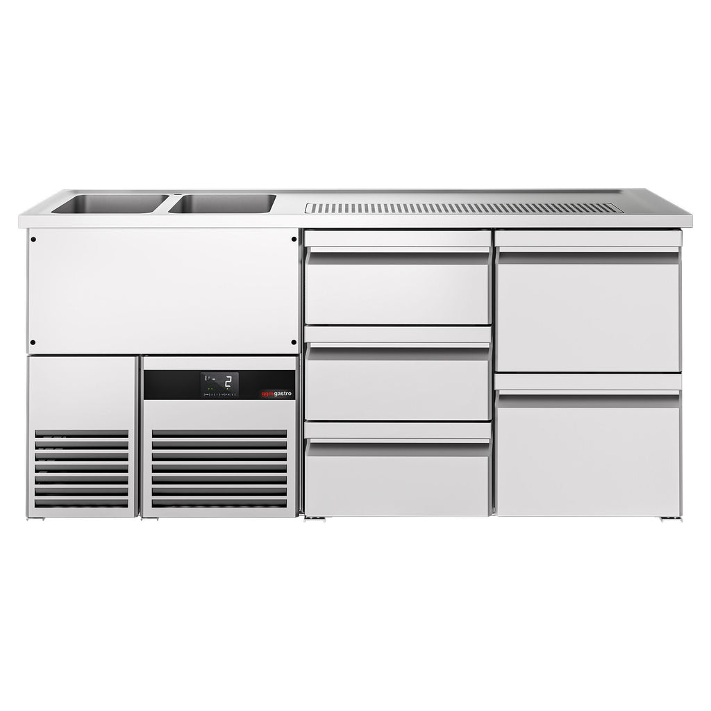 Beer counter premıum - 1950x700mm - 5 drawers