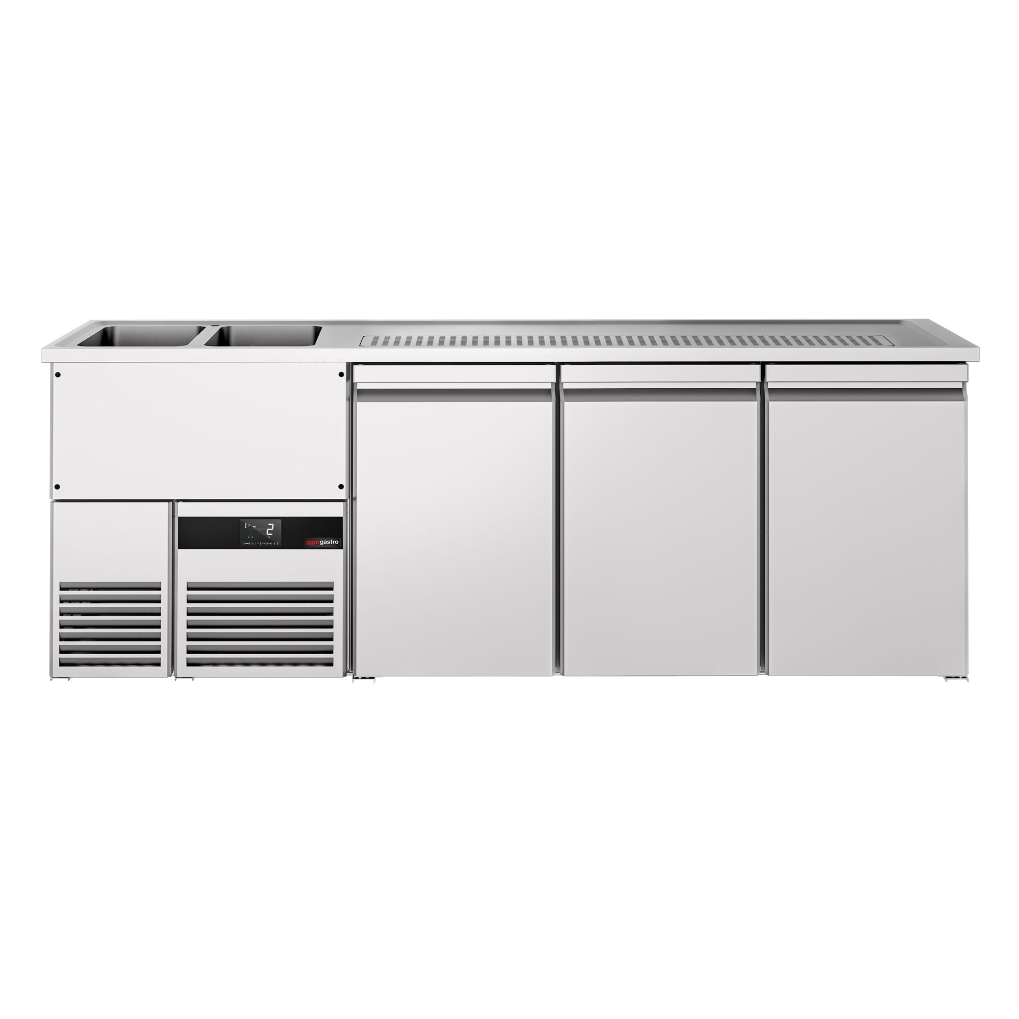 Beer counter premıum - 2500x700mm - 3 doors