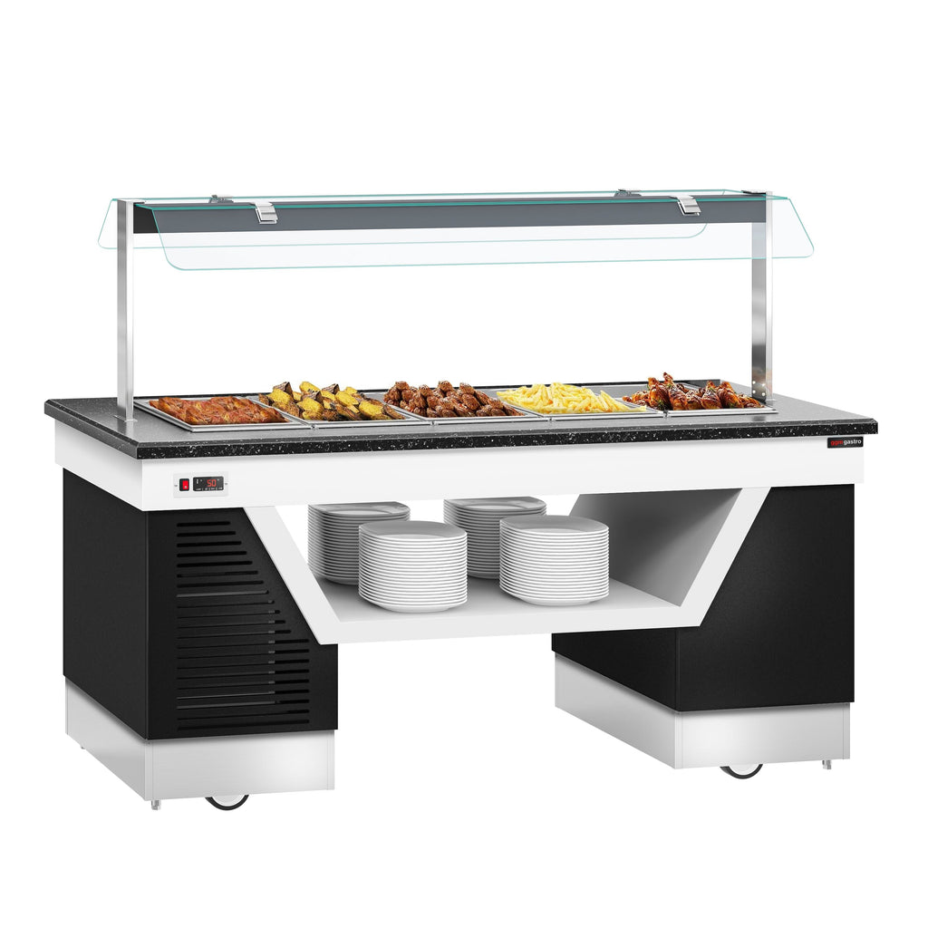 Hot Open Buffet Call Belfast - 2000mm - Benmarili & Wheel - For 5x Gn 1/1