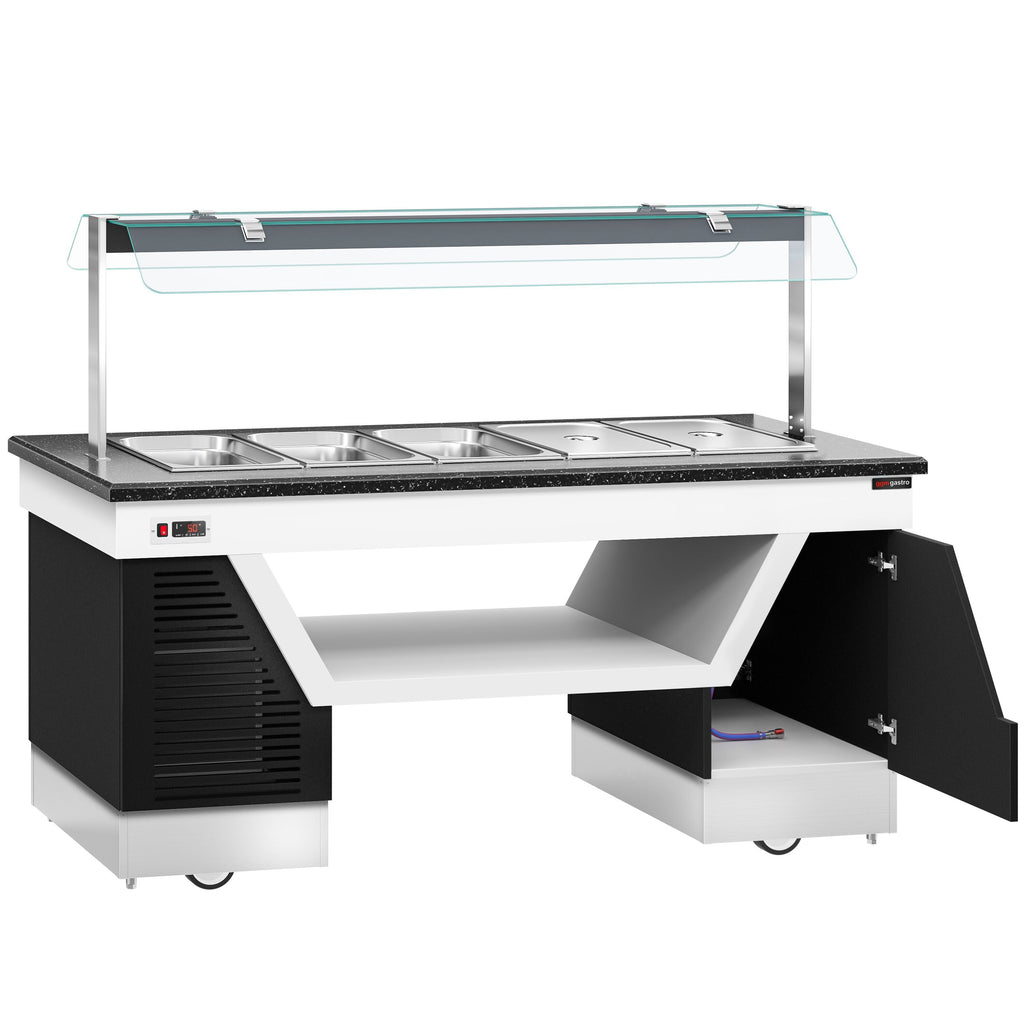 Hot Open Buffet Call Belfast - 2000mm - Benmarili & Wheel - For 5x Gn 1/1