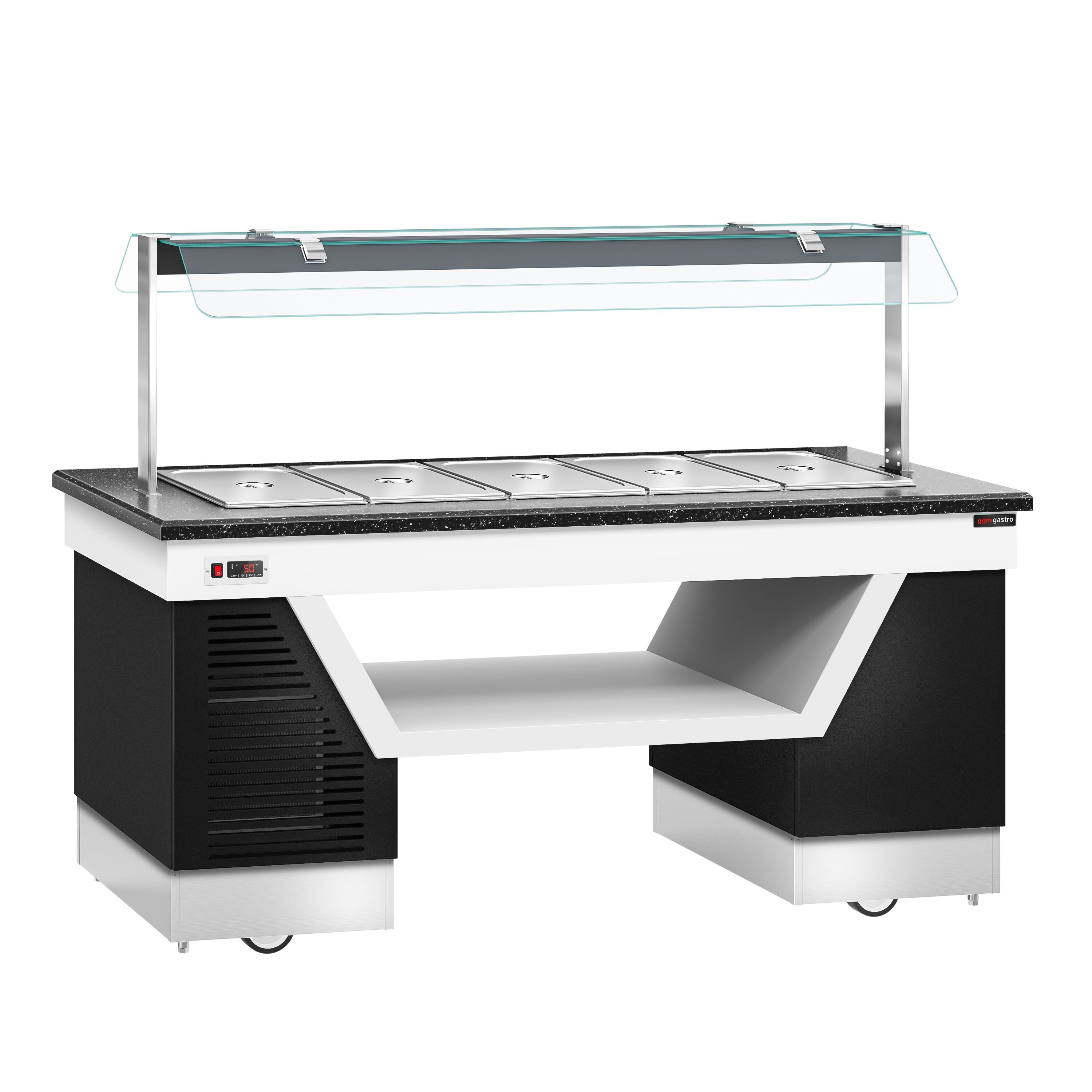 Hot Open Buffet Call Belfast - 2000mm - Benmarili & Wheel - For 5x Gn 1/1