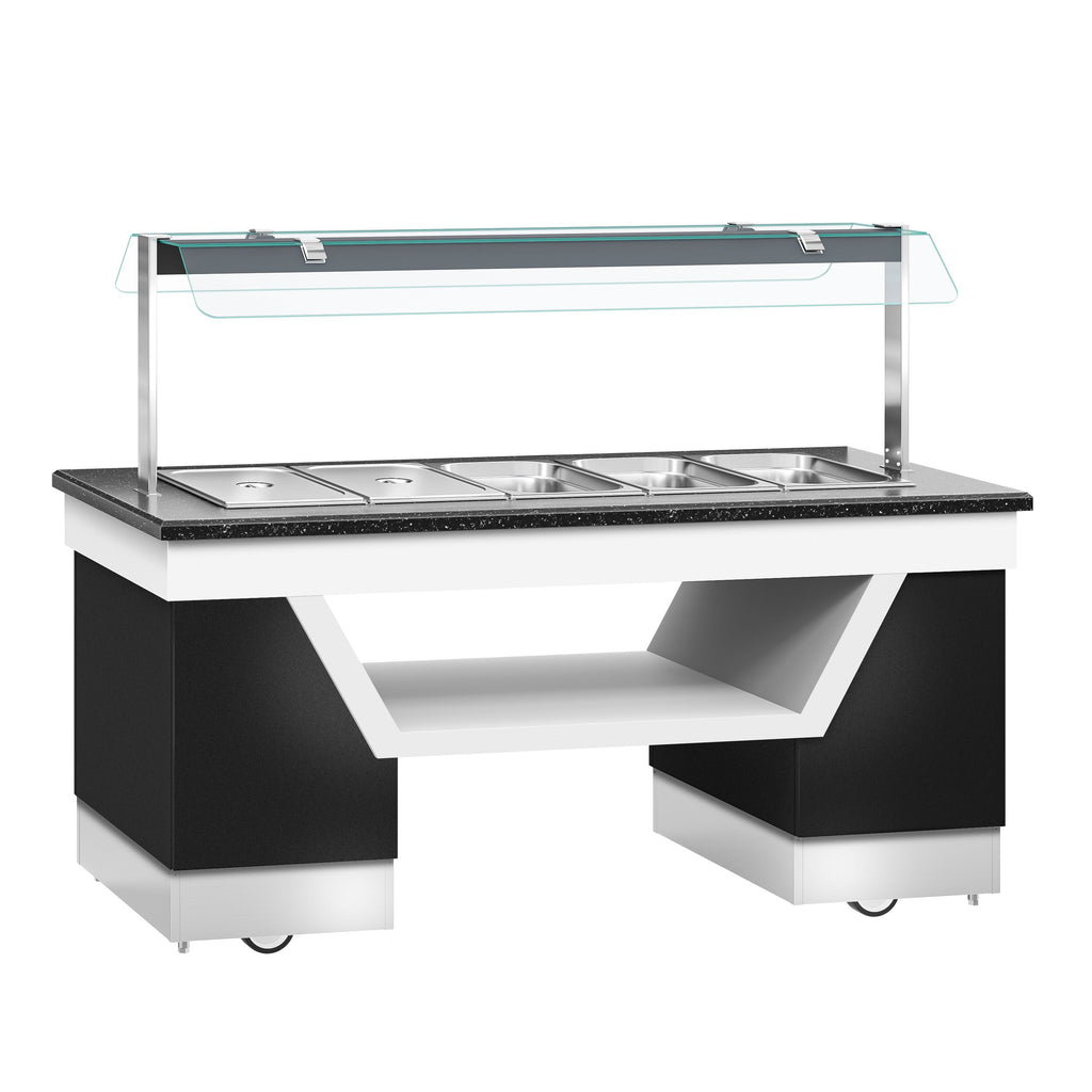 Hot Open Buffet Call Belfast - 2000mm - Benmarili & Wheel - For 5x Gn 1/1