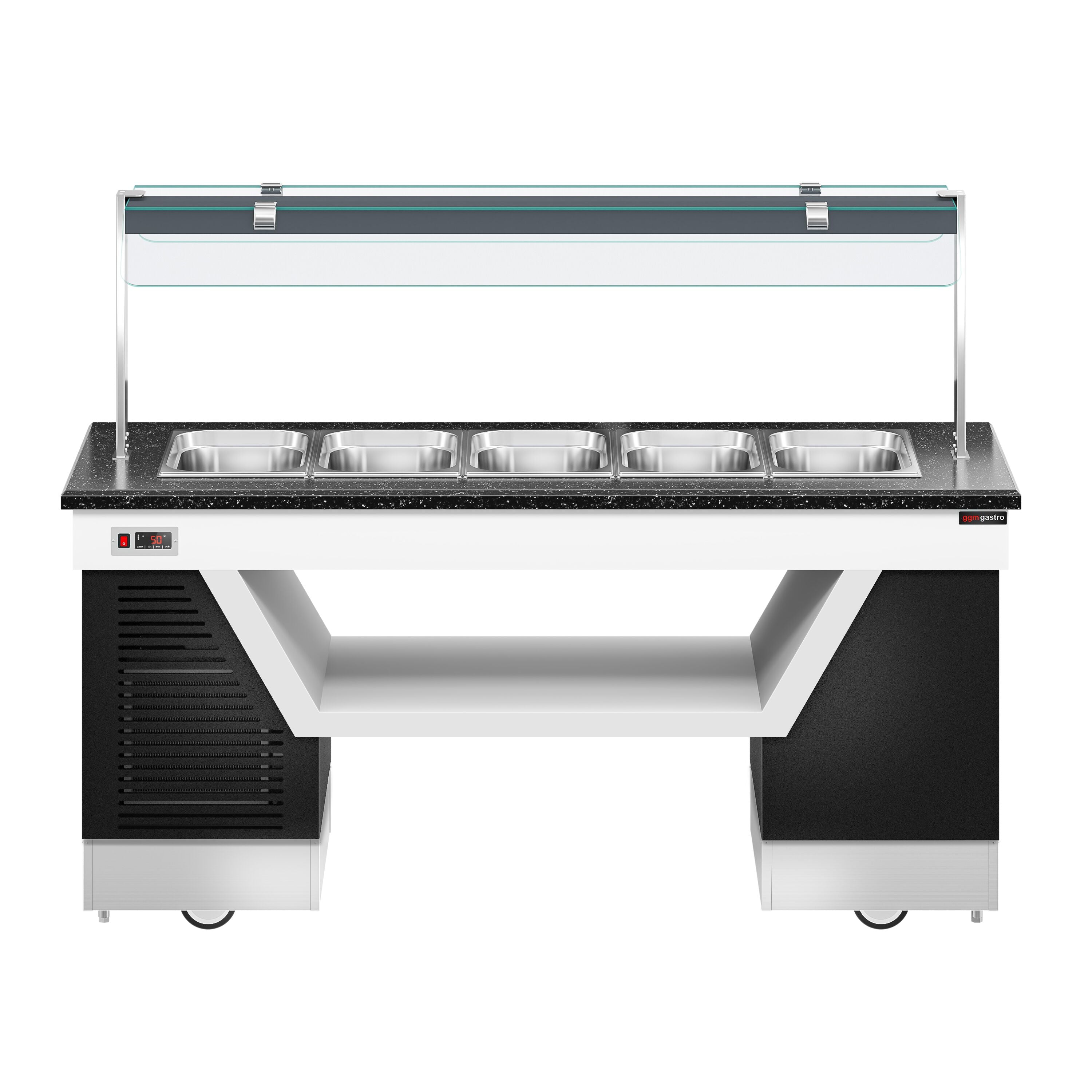 Hot Open Buffet Call Belfast - 2000mm - Benmarili & Wheel - For 5x Gn 1/1