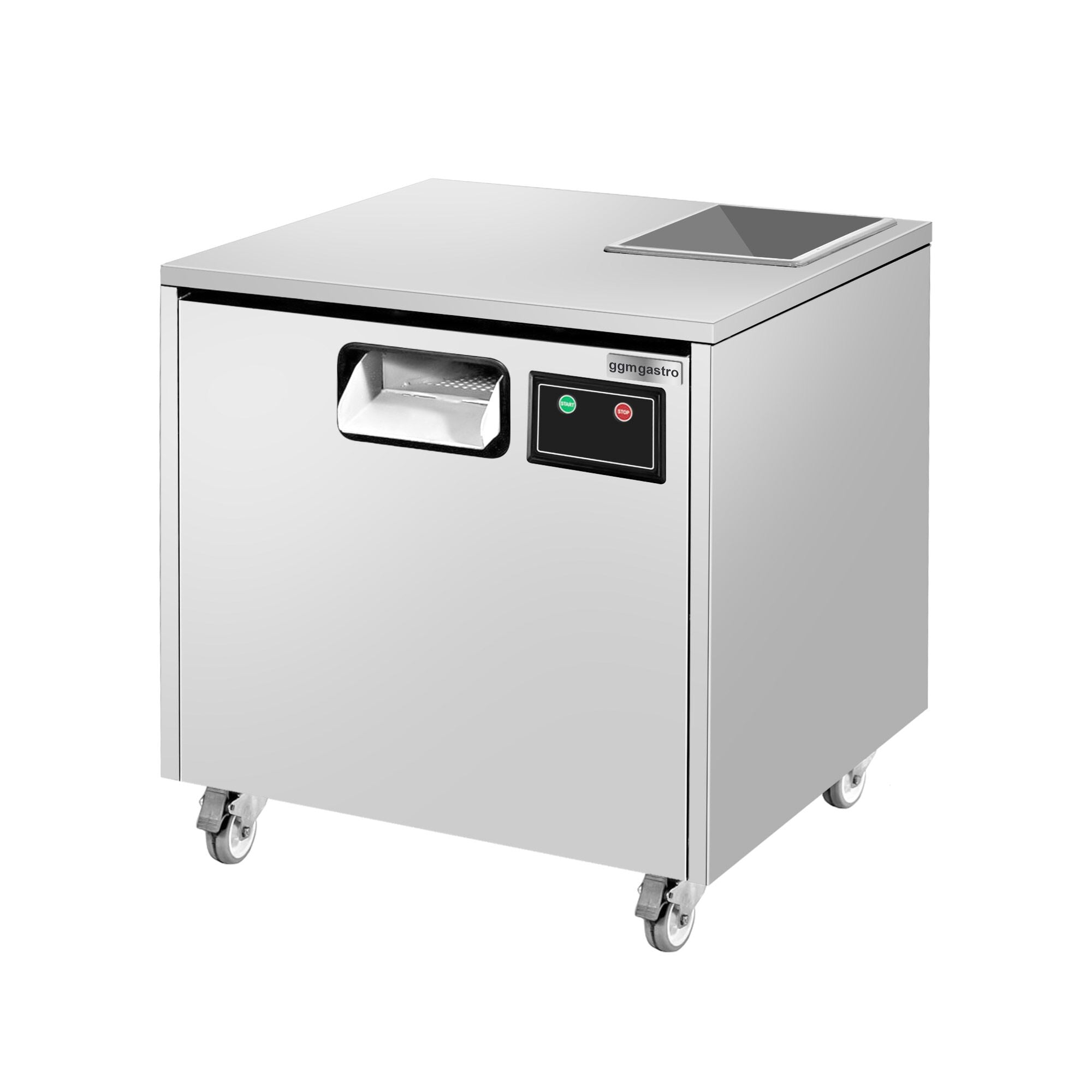 Fork knife spoon polishing machine - 600 watt - Uvc lamp & wheel - 1 granule filling