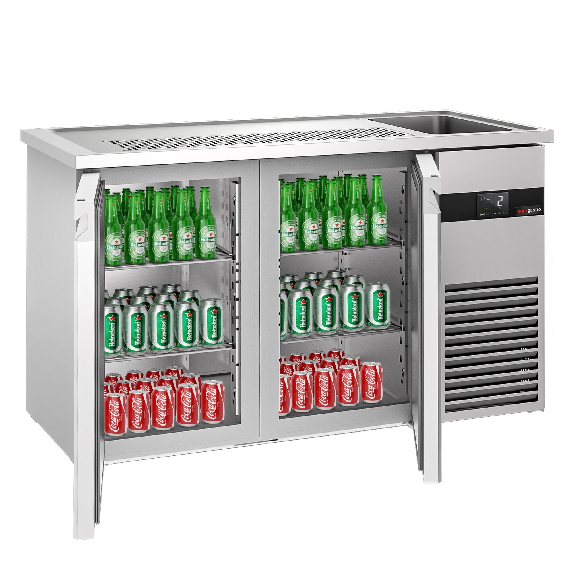 Beer counter premıum - 1550x700mm - 2 doors