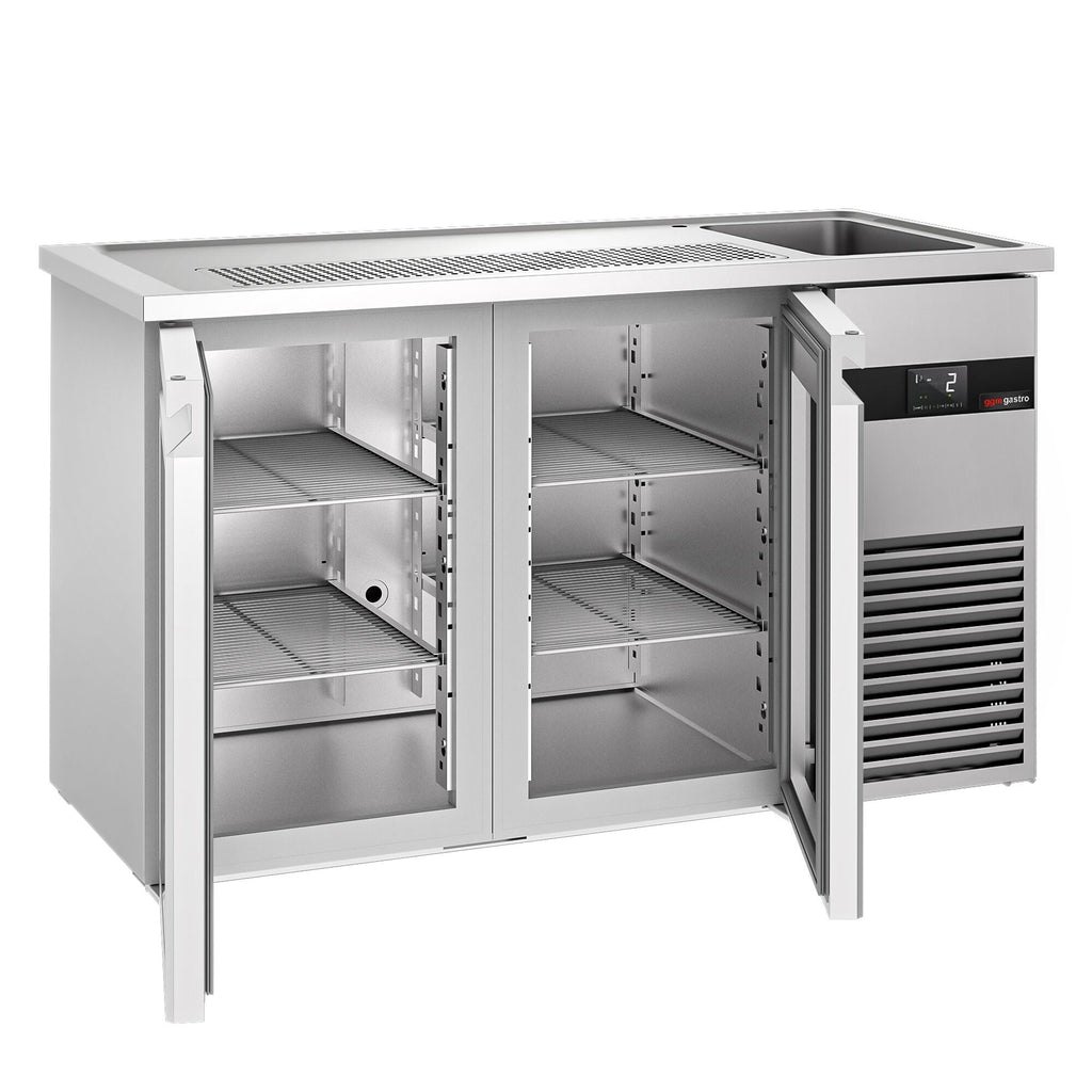 Beer counter premıum - 1550x700mm - 2 glass doors