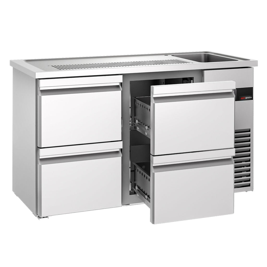 Beer counter premıum - 1550x700mm- 4 drawer