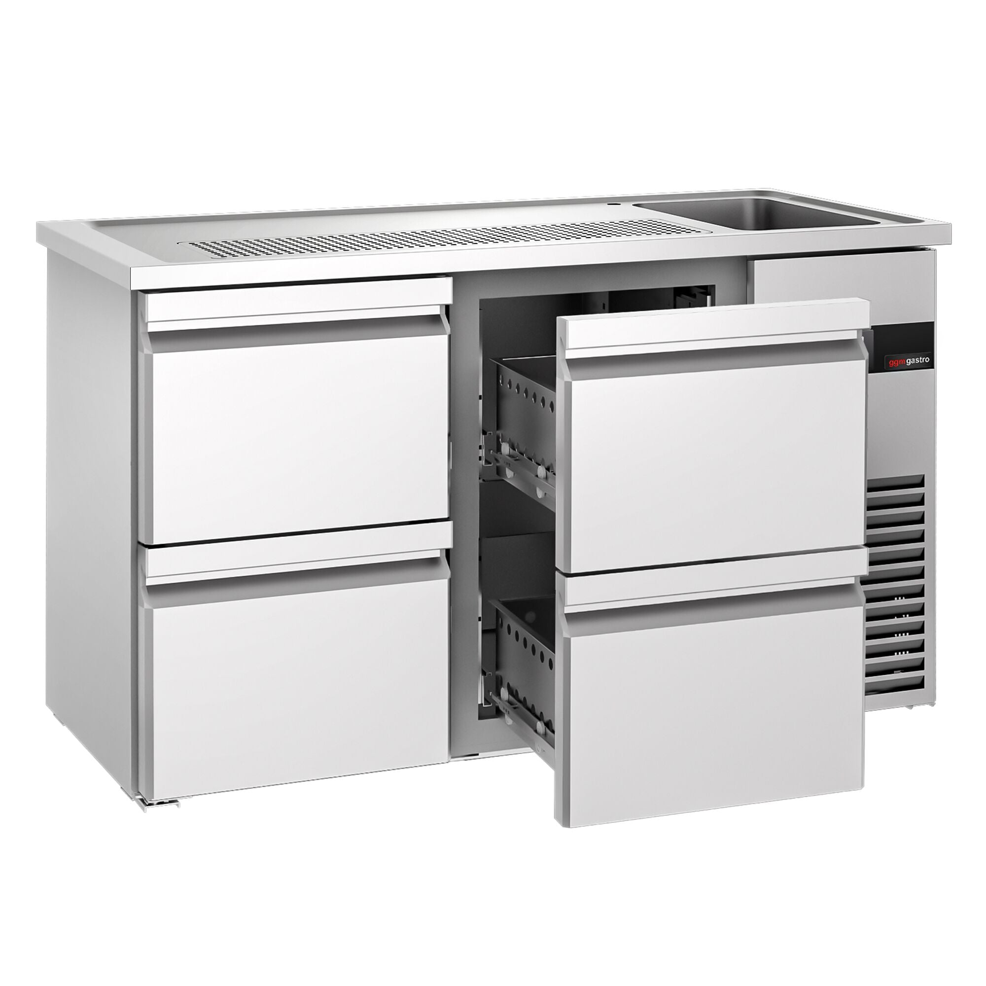 Beer counter premıum - 1550x700mm- 4 drawer