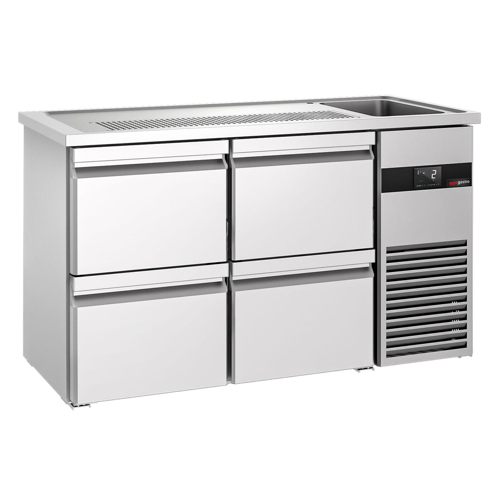 Beer counter premıum - 1550x700mm- 4 drawer