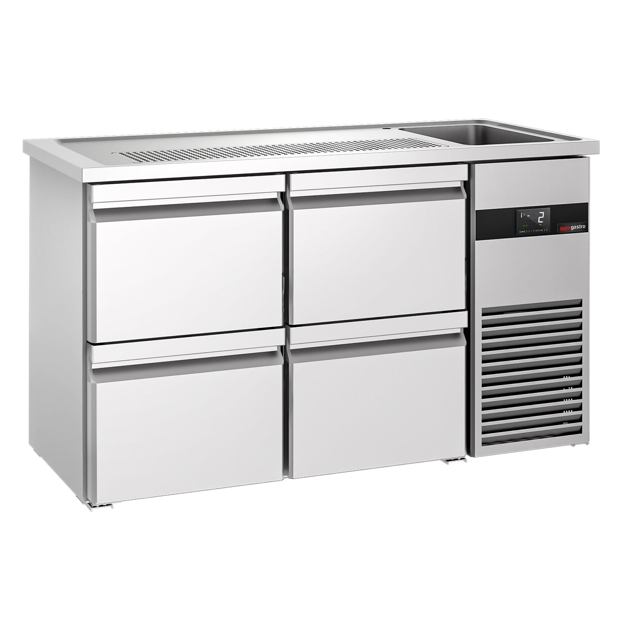 Beer counter premıum - 1550x700mm- 4 drawer