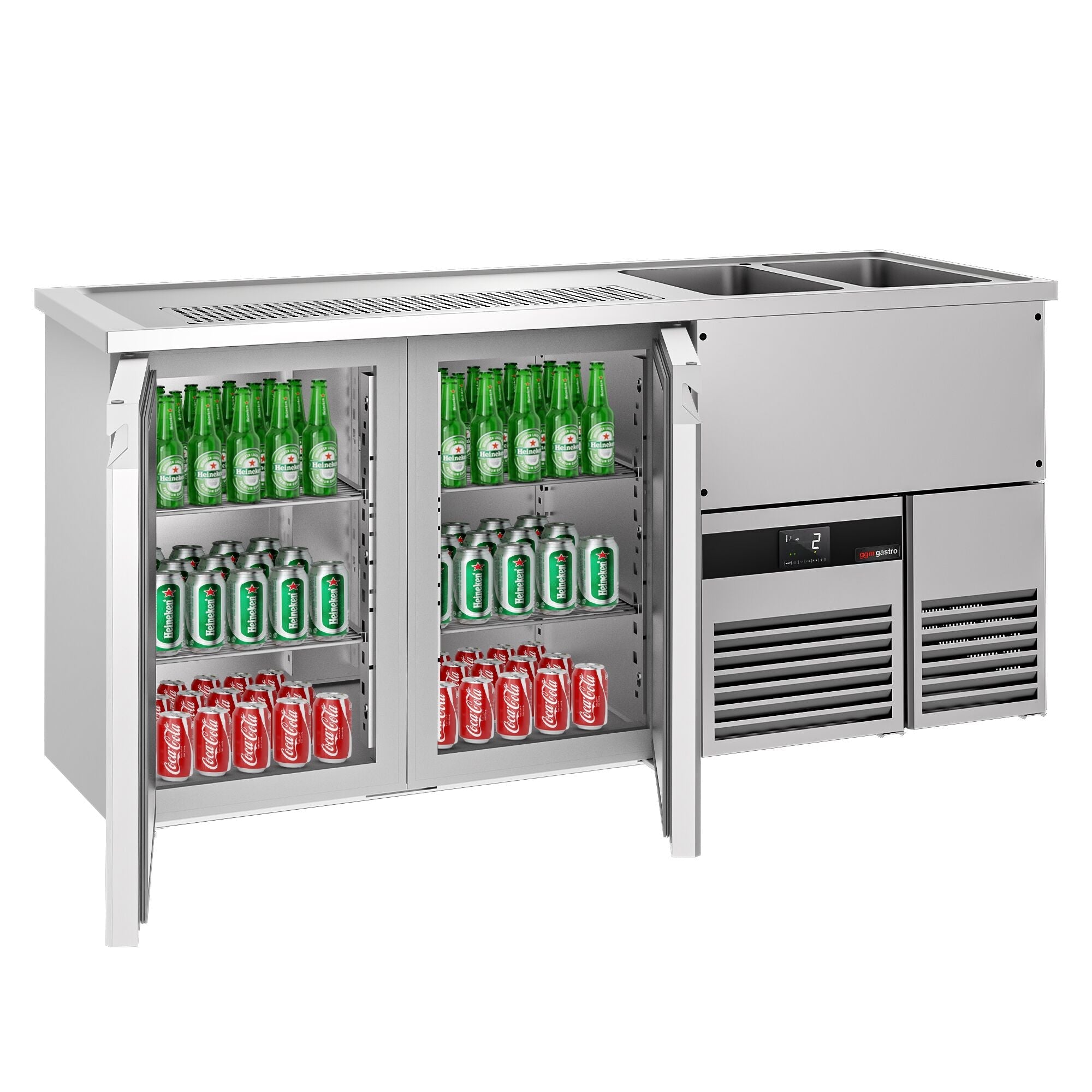 Beer counter premıum - 1950x700mm - 2 doors