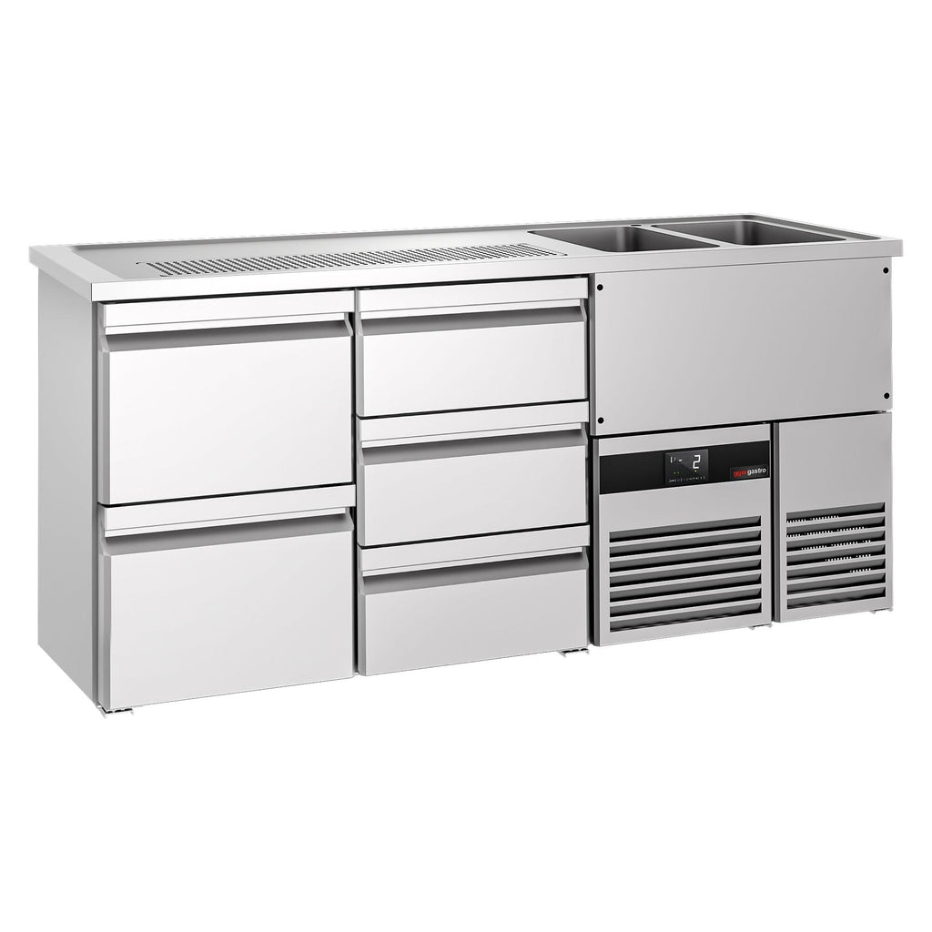 Beer counter premıum - 1950x700mm 5 drawers