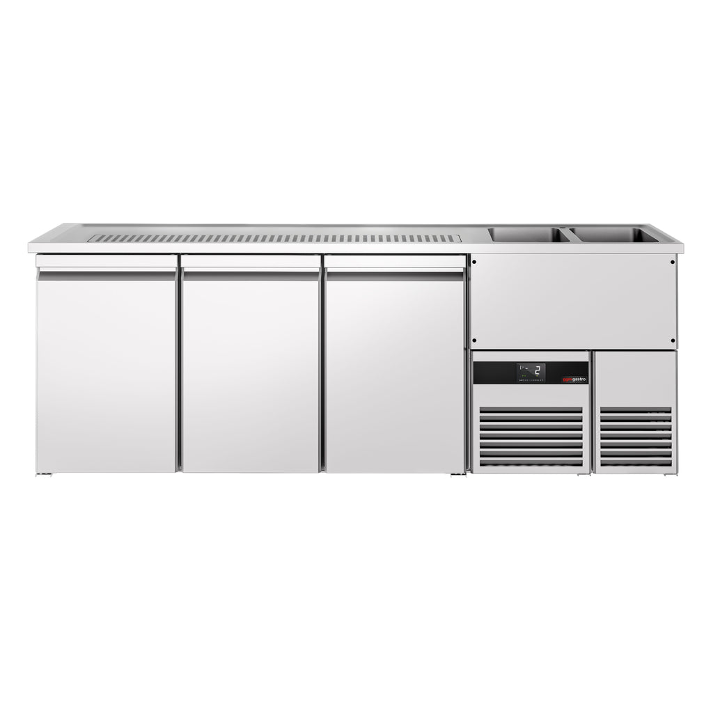 Beer counter premıum - 2500x700mm - 3 doors