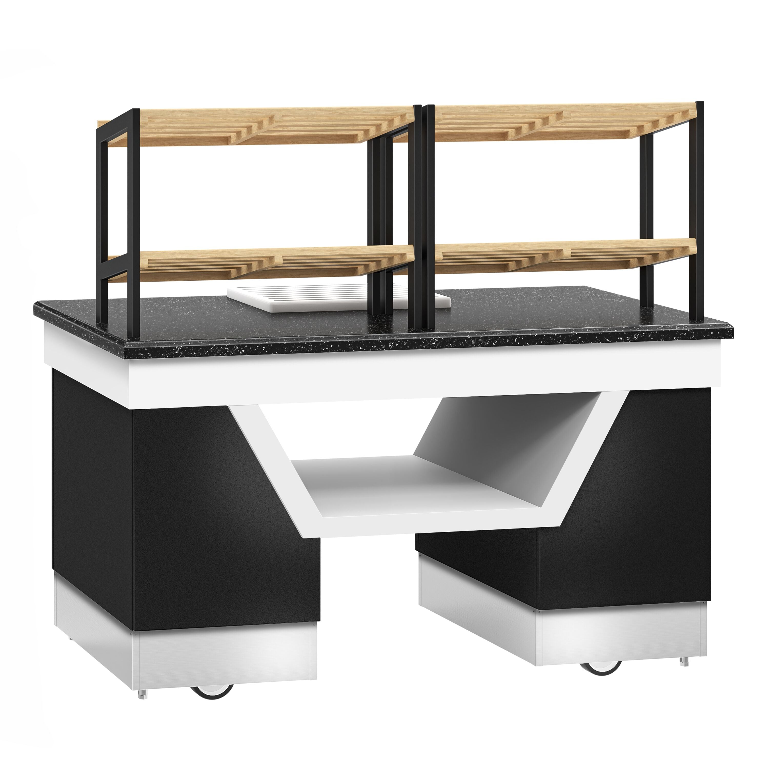 Bread Shelf Belfast - 1600mm - Wheel - Black Granite Working Counter
