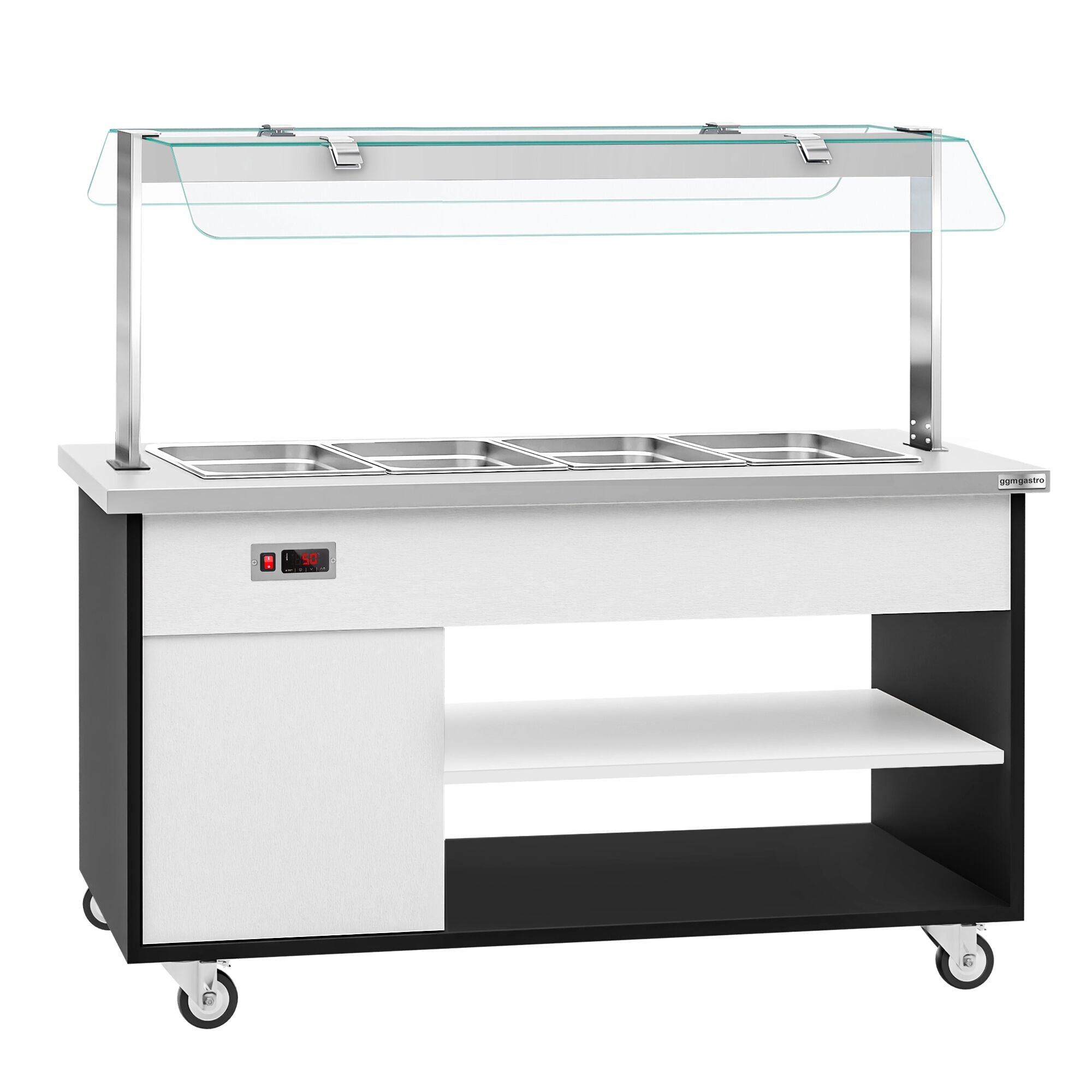 Hot Open Buffet counter danzig- 1600mm - 4x GN for 1/1