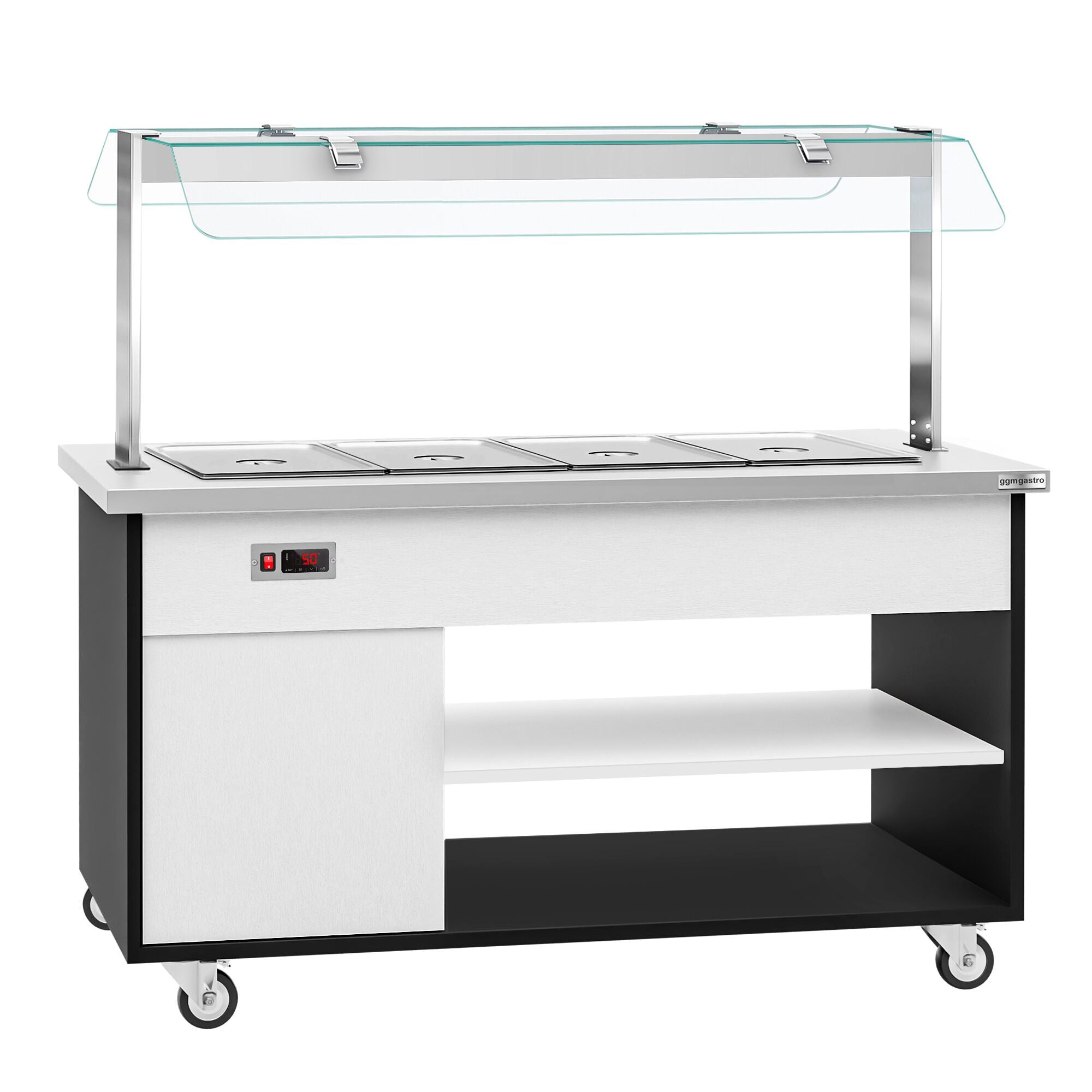 Hot Open Buffet counter danzig- 1600mm - 4x GN for 1/1