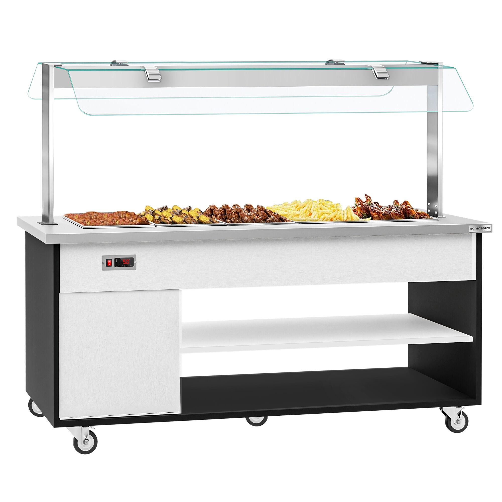 Hot Open Buffet counter danzig- 1900mm - 5x GN for 1/1