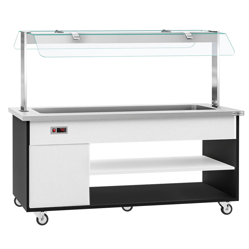 Hot Open Buffet counter danzig- 1900mm - 5x GN for 1/1