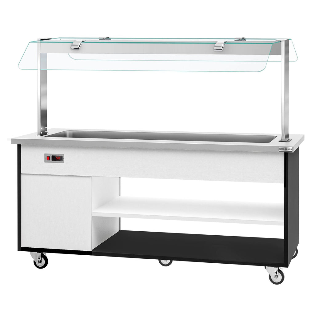 Hot Open Buffet counter danzig- 1900mm - 5x GN for 1/1