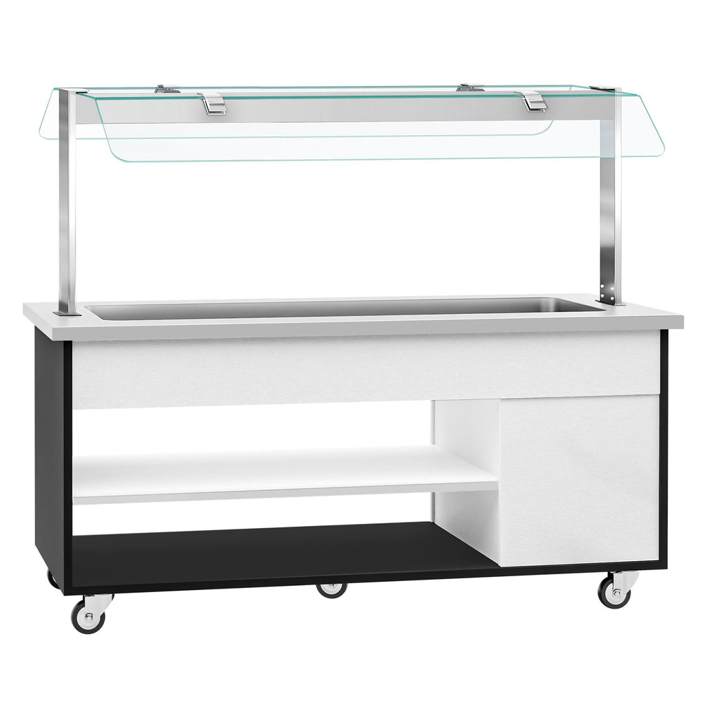 Hot Open Buffet counter danzig- 1900mm - 5x GN for 1/1