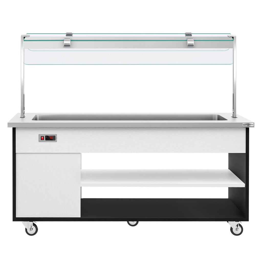 Hot Open Buffet counter danzig- 1900mm - 5x GN for 1/1