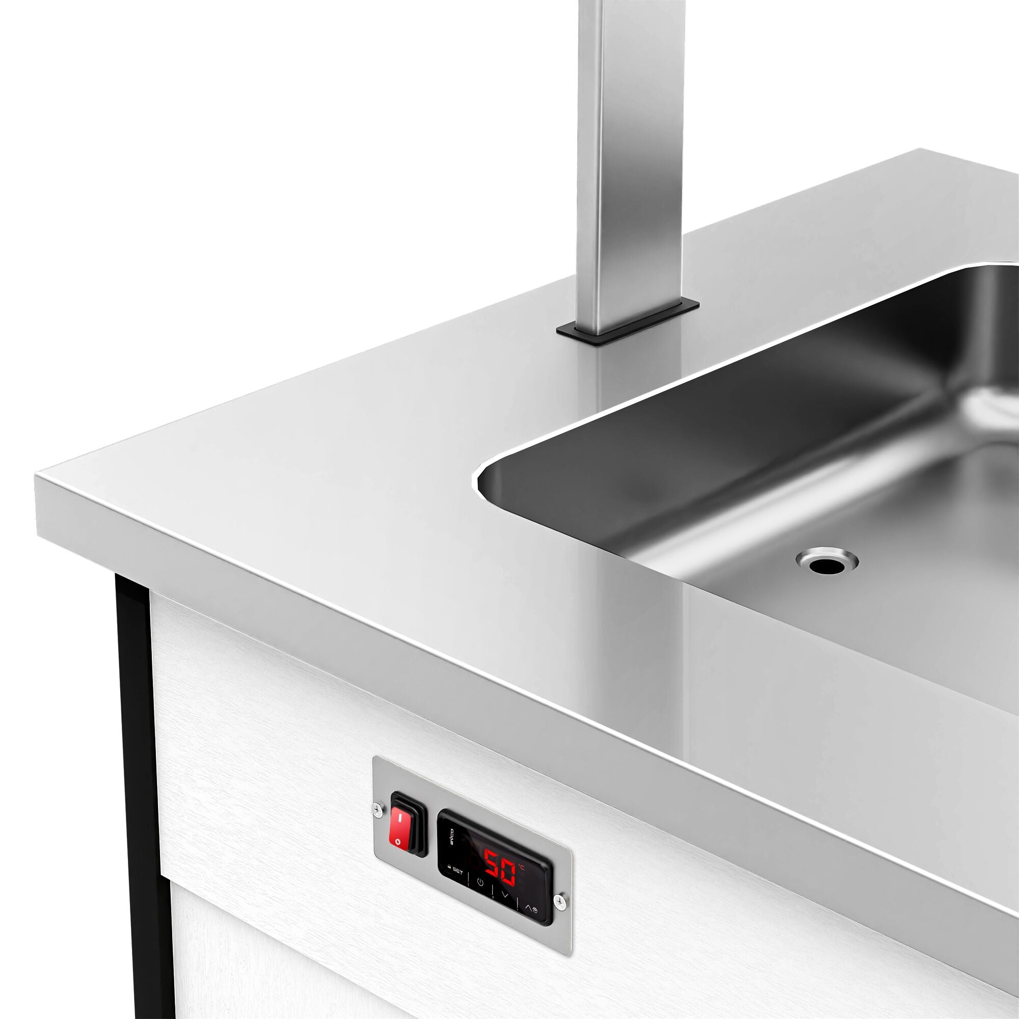 Hot Open Buffet counter danzig- 1900mm - 5x GN for 1/1