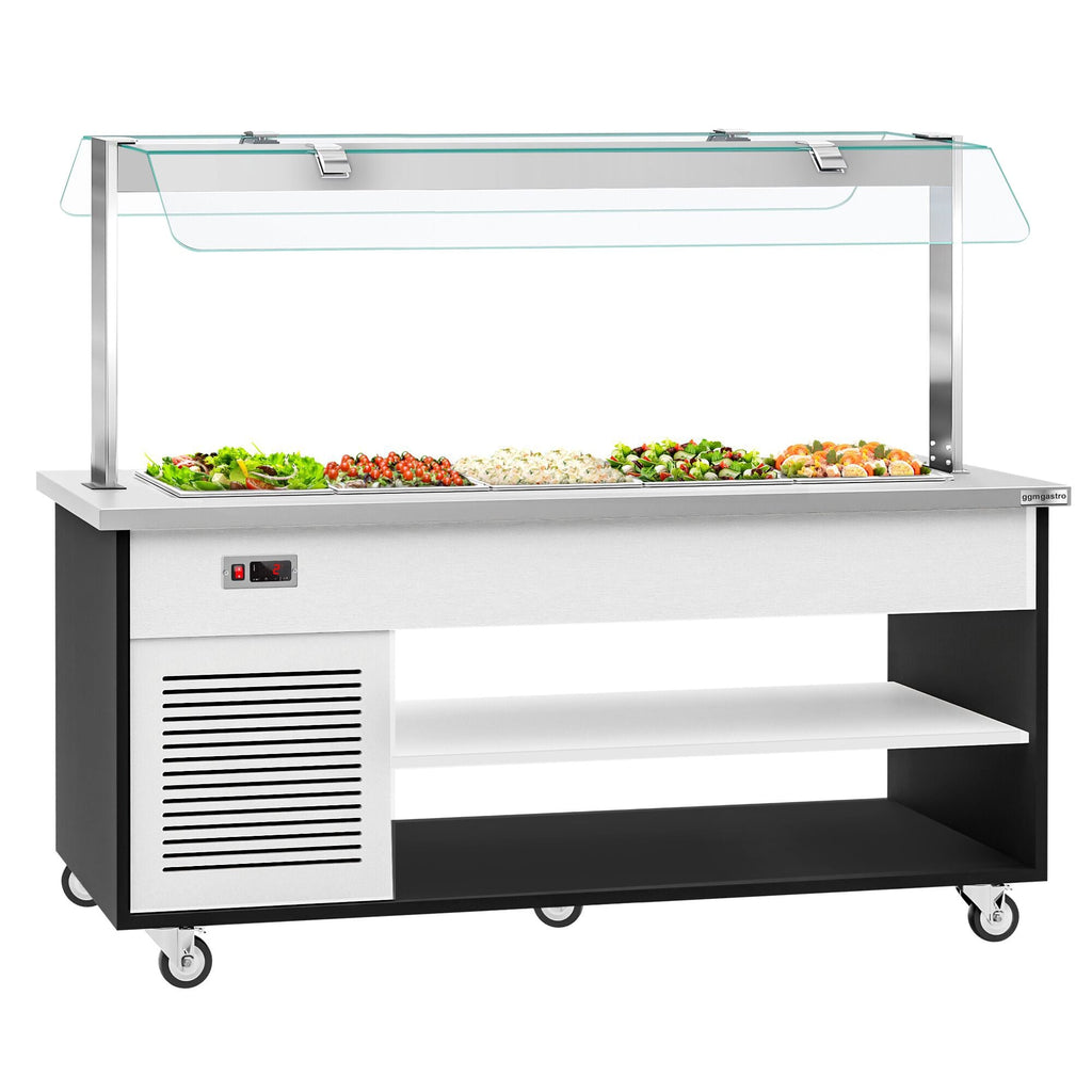 For cold open buffet bench danzig -1900mm -5x gn 1/1