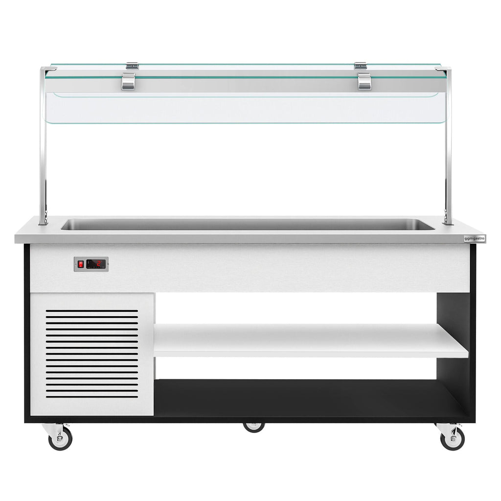 For cold open buffet bench danzig -1900mm -5x gn 1/1