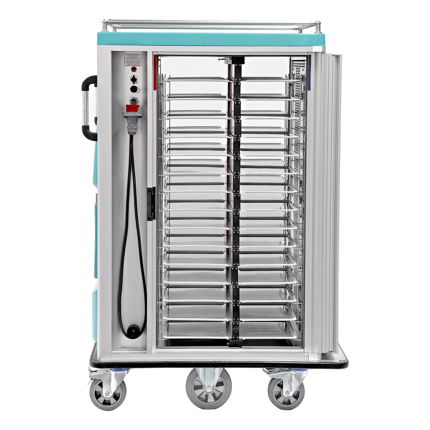 Hospital Hot & Cold Service Car - Including 24 Private Trays