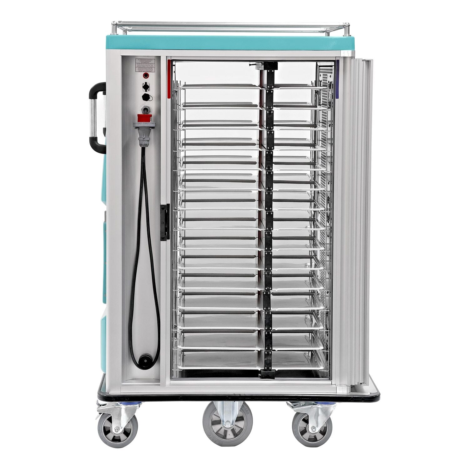 Hospital Hot & Cold Service Car - Including 24 Private Trays