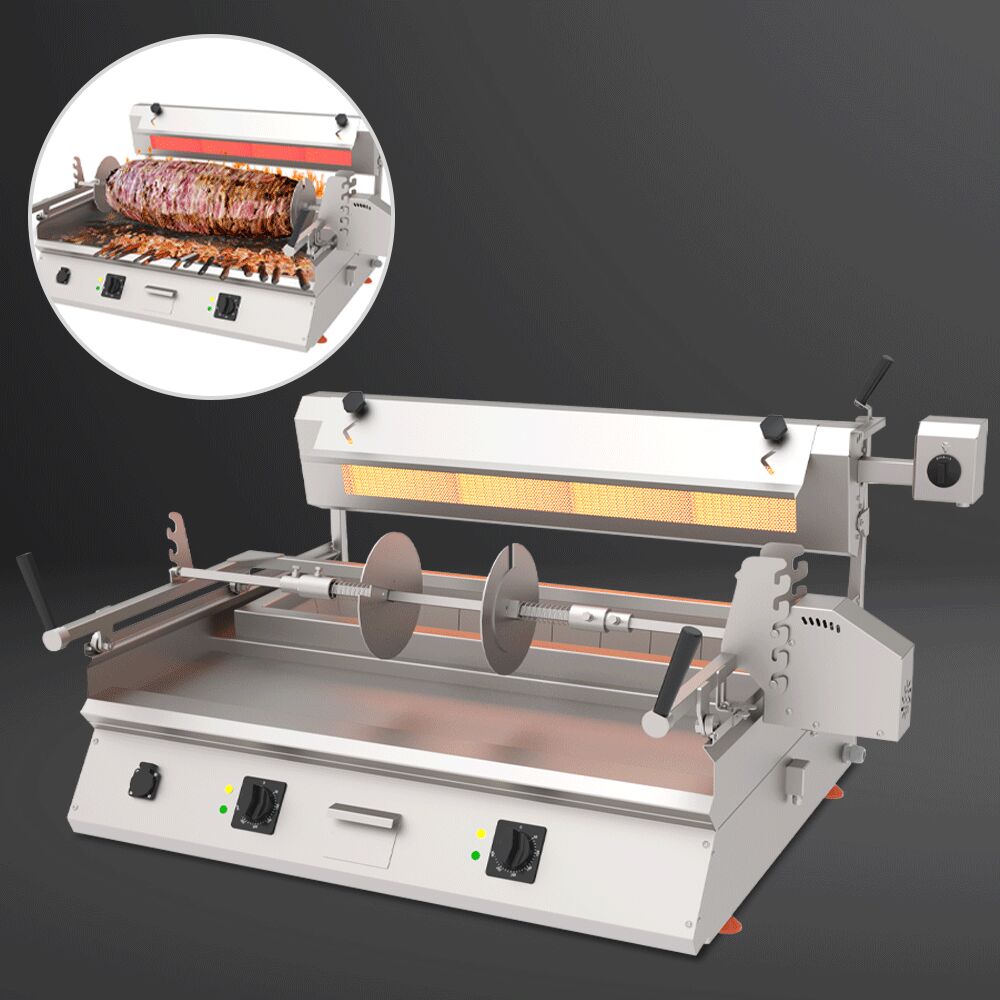 Cağ kebab machine - horizontal - set -top device
