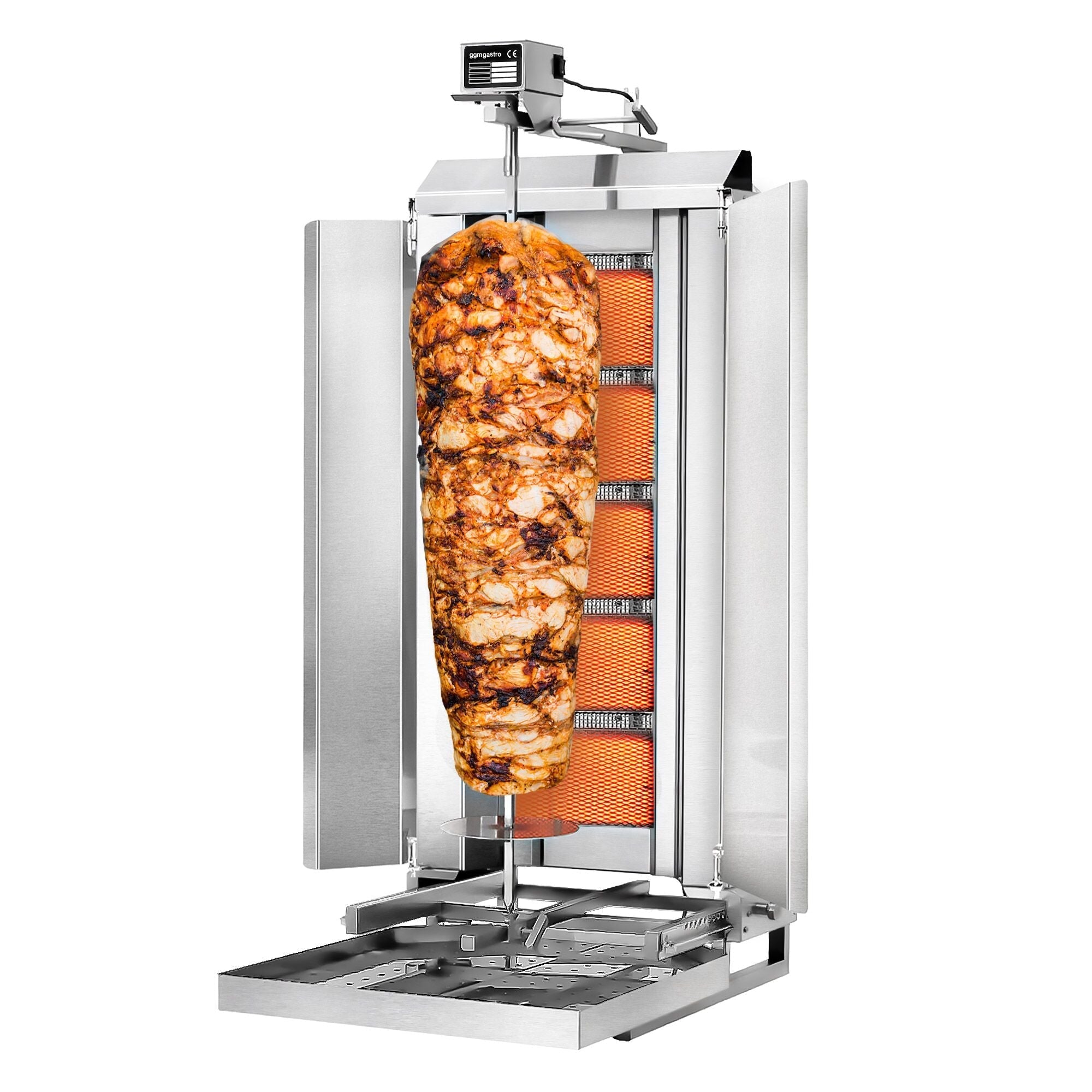 Gasli Doner Quarry - Movable Body - 5 Burner - Max. 80 kg - including protective sheet and wings
