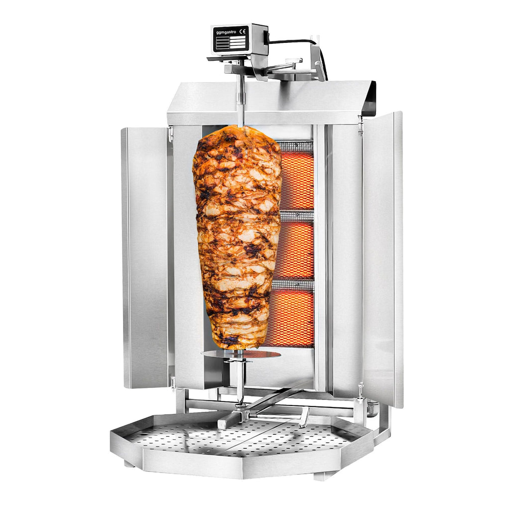 Gasli Doner Quarry - 3 Burner - Max. 40 kg - including protective sheet and wings