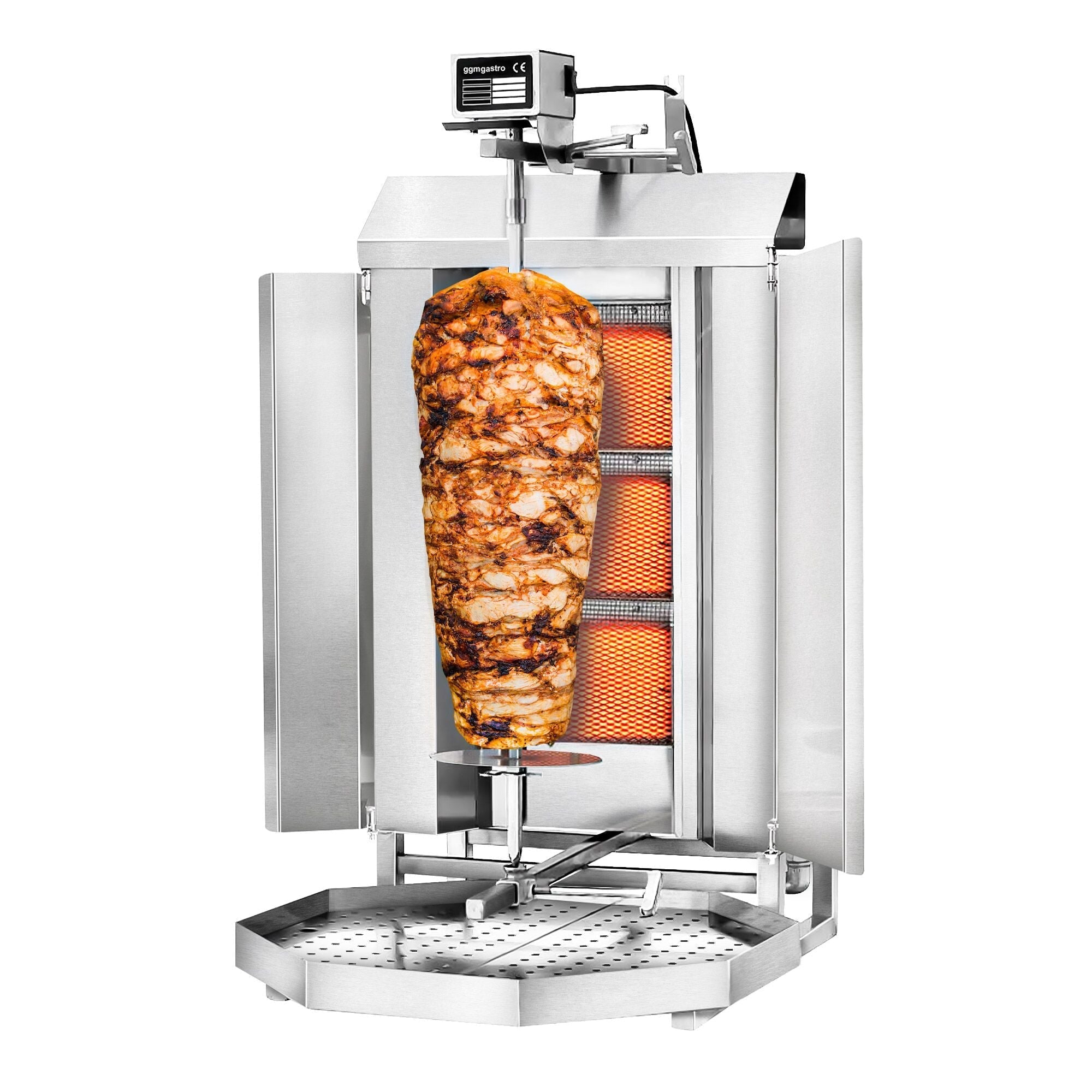 Gasli Doner Quarry - 3 Burner - Max. 40 kg - including protective sheet and wings