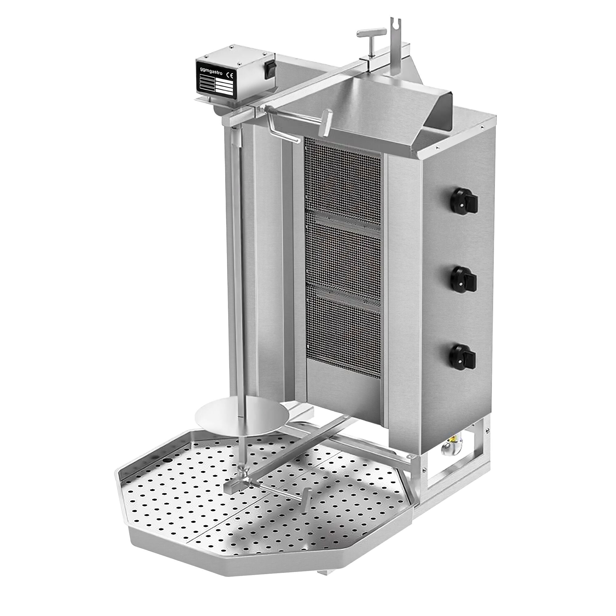 Gasli Doner Quarry - 3 Burner - Max. 40 kg - including protective sheet and wings