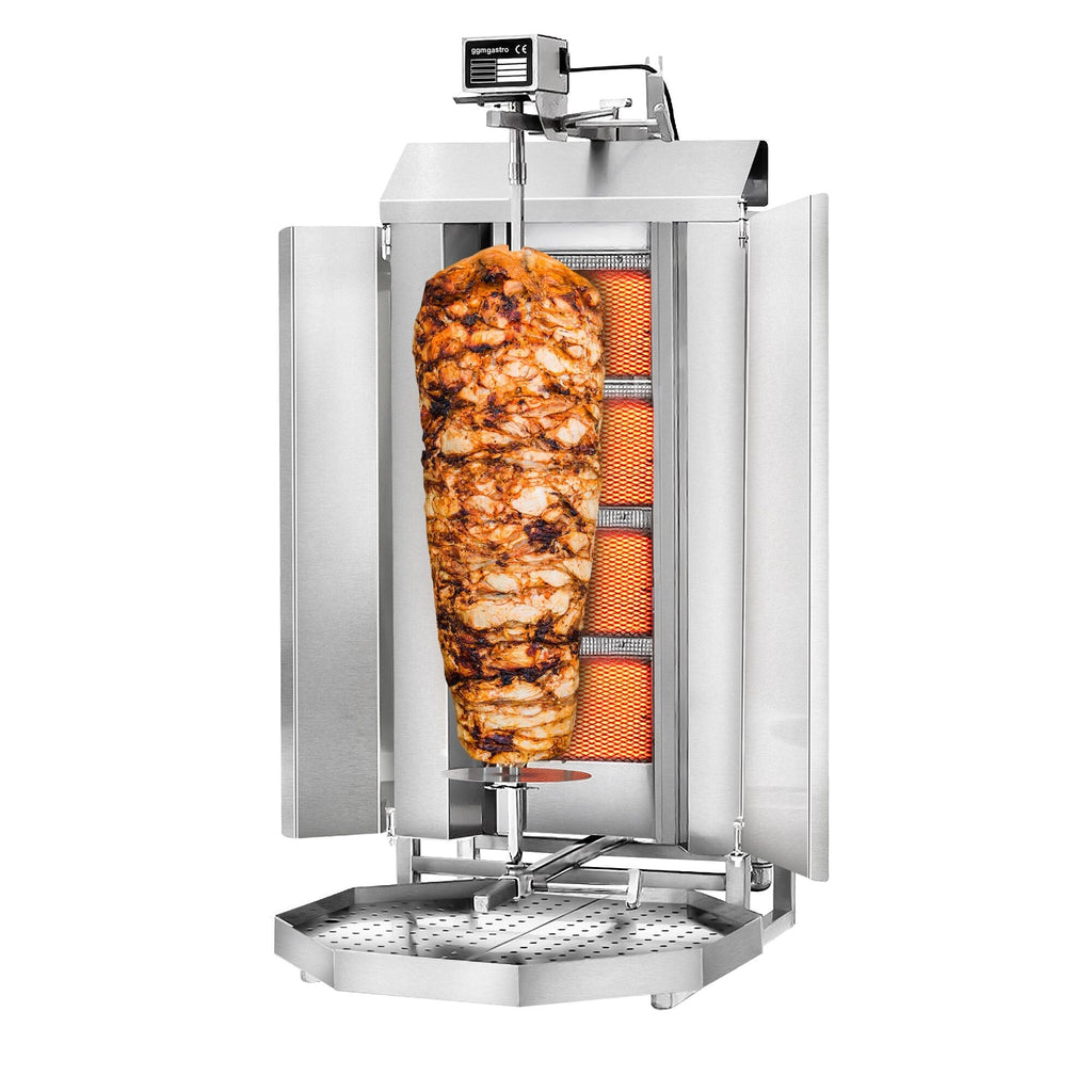 Gasli Doner Quarry - 4 burner - Max. 60 kg - including protective sheet and wings