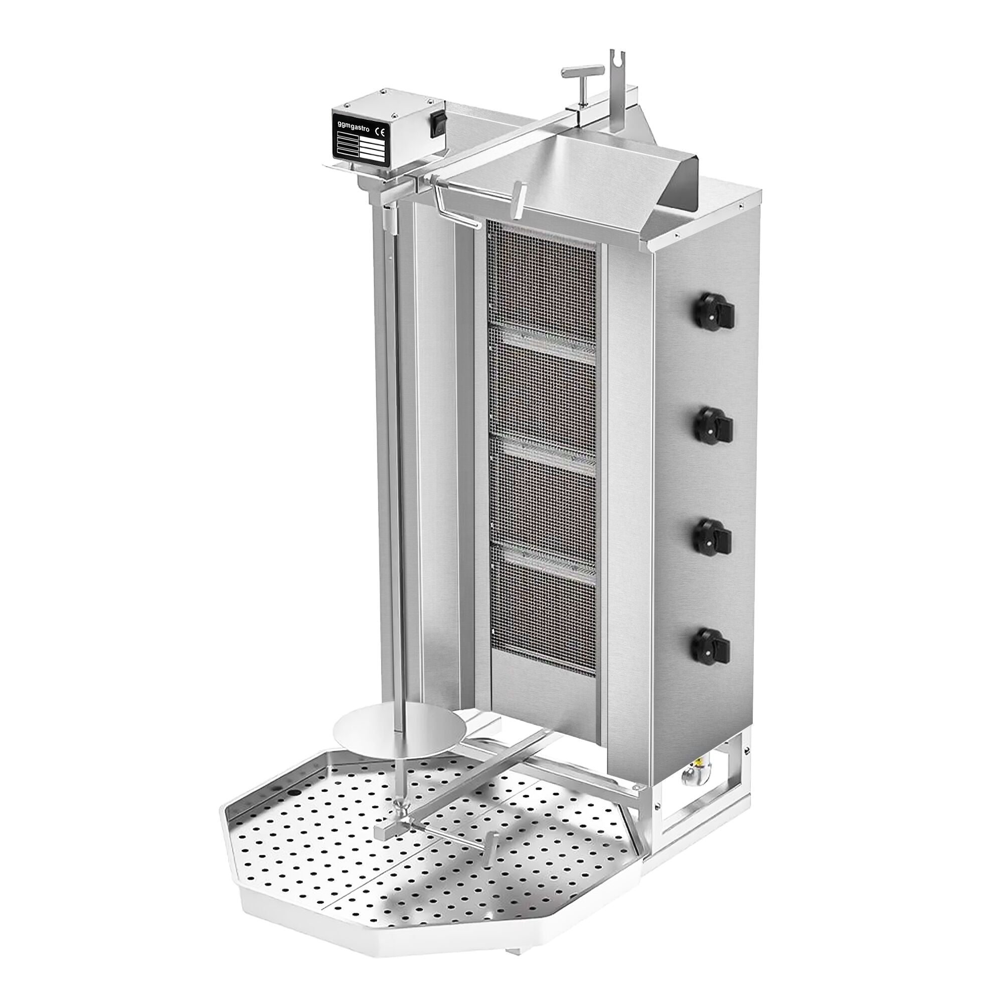 Gasli Doner Quarry - 4 burner - Max. 60 kg - including protective sheet and wings