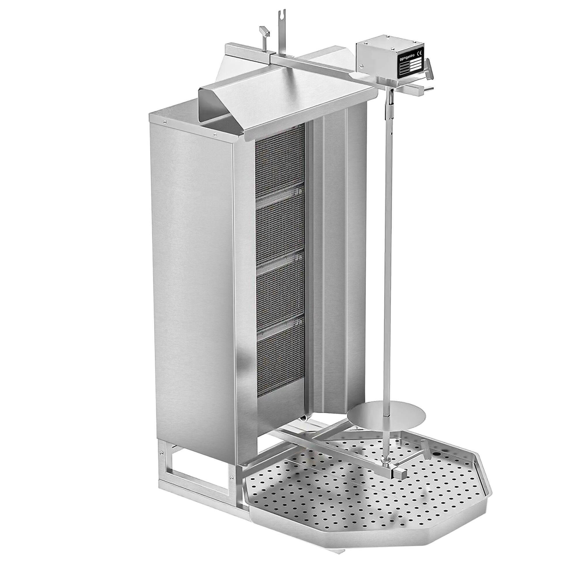 Gasli Doner Quarry - 4 burner - Max. 60 kg - including protective sheet and wings