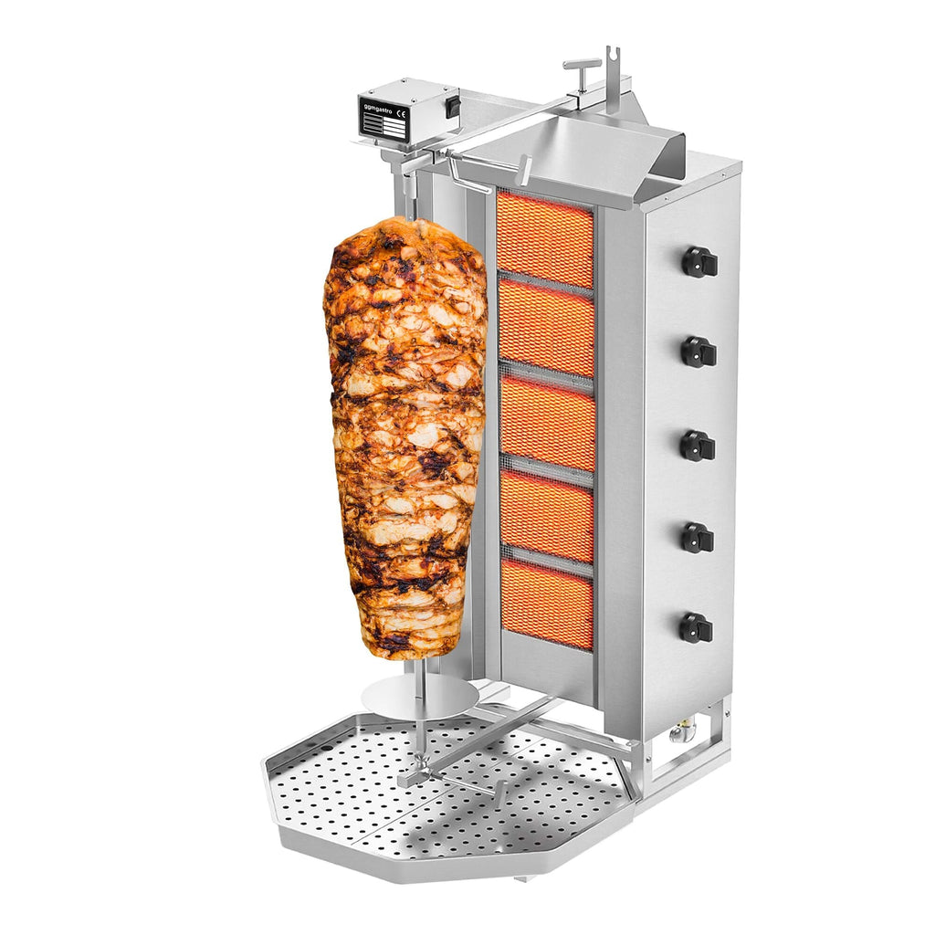 Gasli Doner Quarry - 5 Burner - Max. 80 kg - including protective sheet and wings
