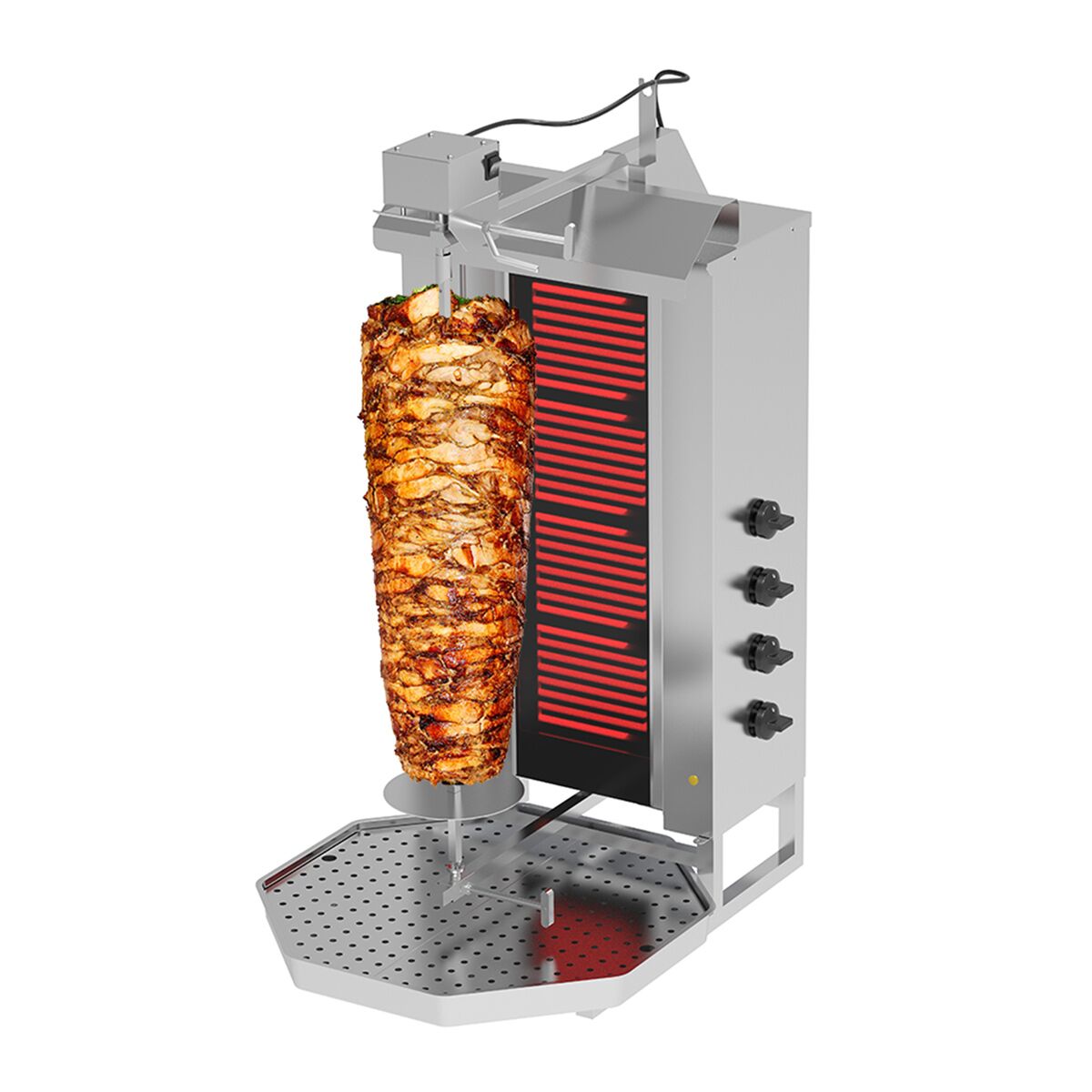Electric Doner Quarry - 4 -eyed - Max. 60kg - Including wings