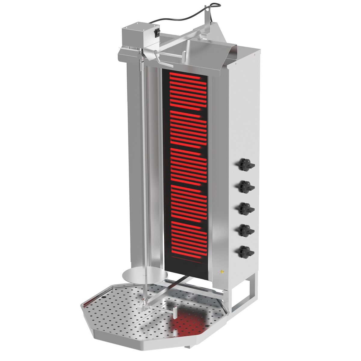 Electric Doner Quarry - 5 -eyed - Max. 80 kg - including wings