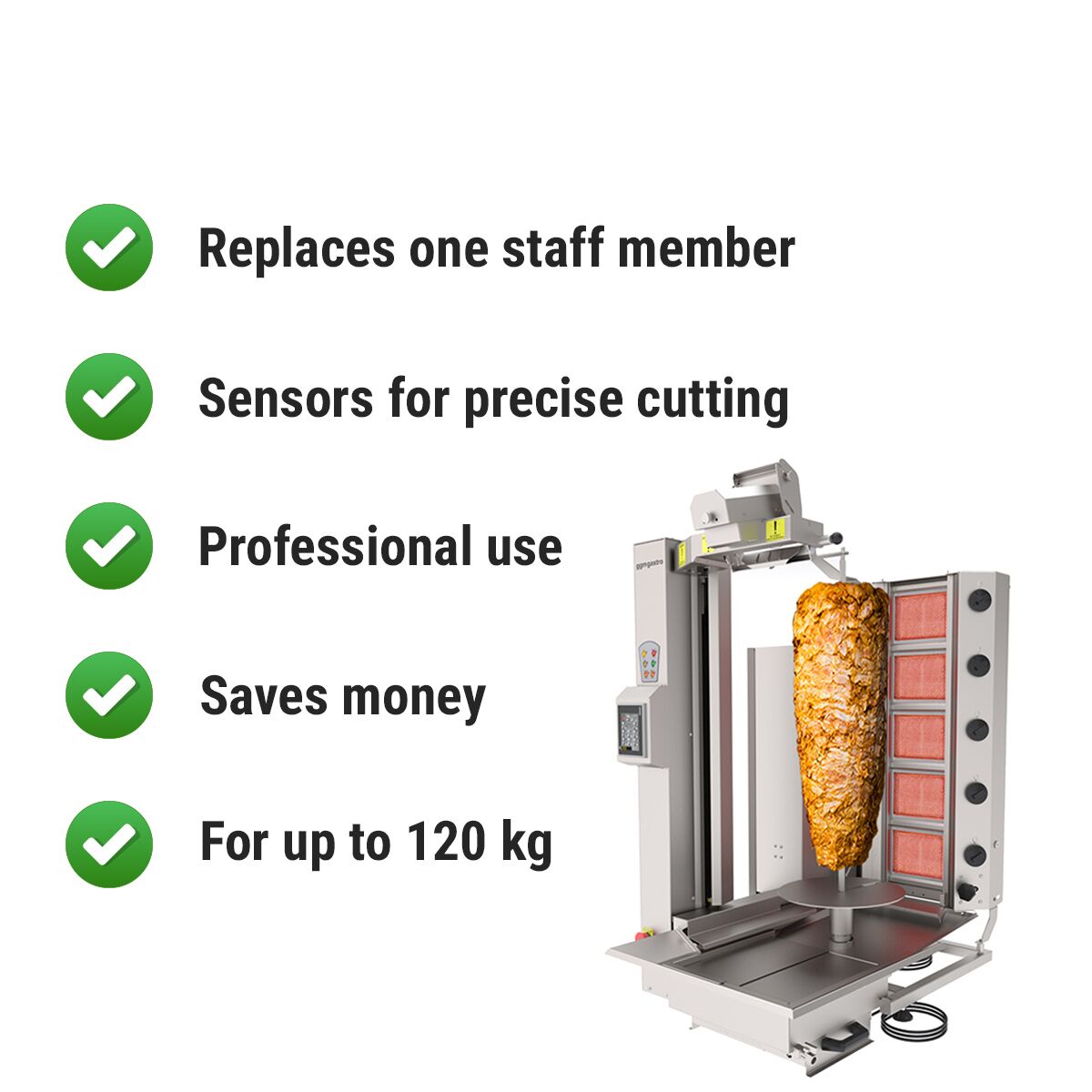 Gasli rotary robot - 5 -eyed - max. 120 kg