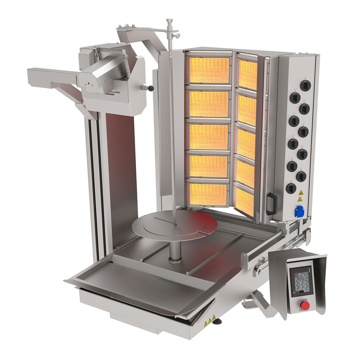 Gasli rotary robot - 10 burner - max. 150 kg