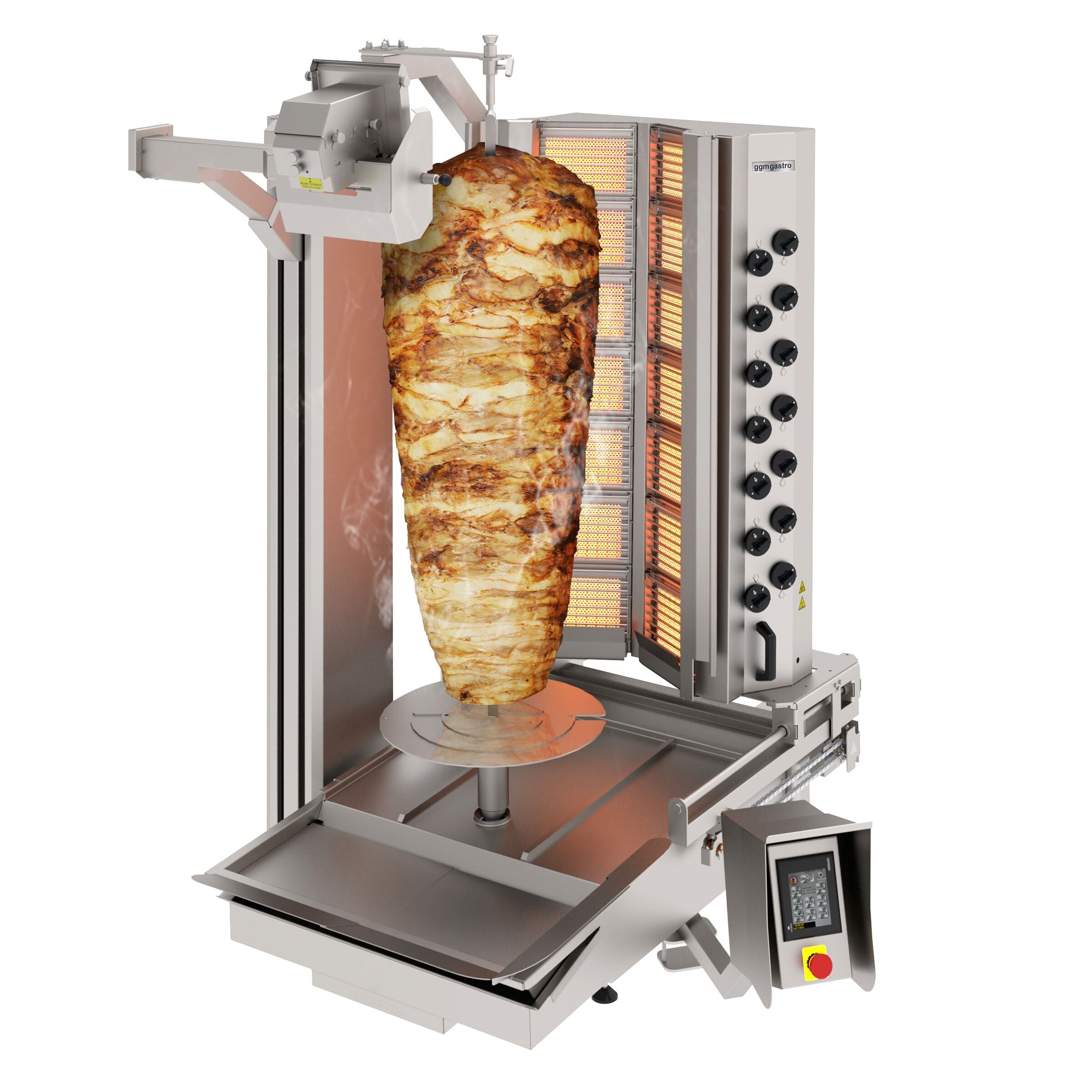 Gasli rotary robot - 14 burner - max. 280 kg