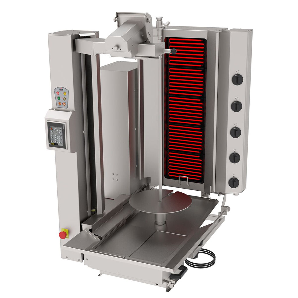 Electric rotary robot - 5 burner - max. 120 kg